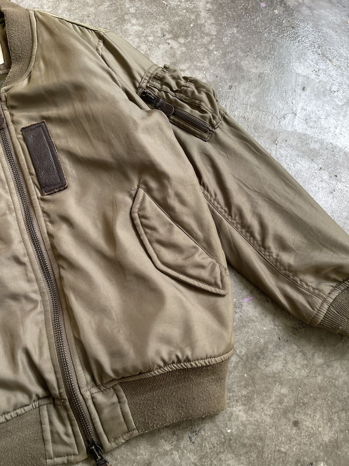 GOA GOA Gore Flight Jacket MA-1 Y2K Japanese LGB I6W9 Bomber Size US M / EU 48-50 / 2 - 4 Thumbnail