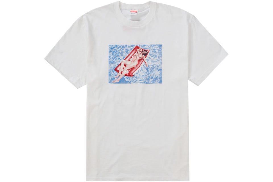 image of Supreme Float Tee in White, Men's (Size 2XL)