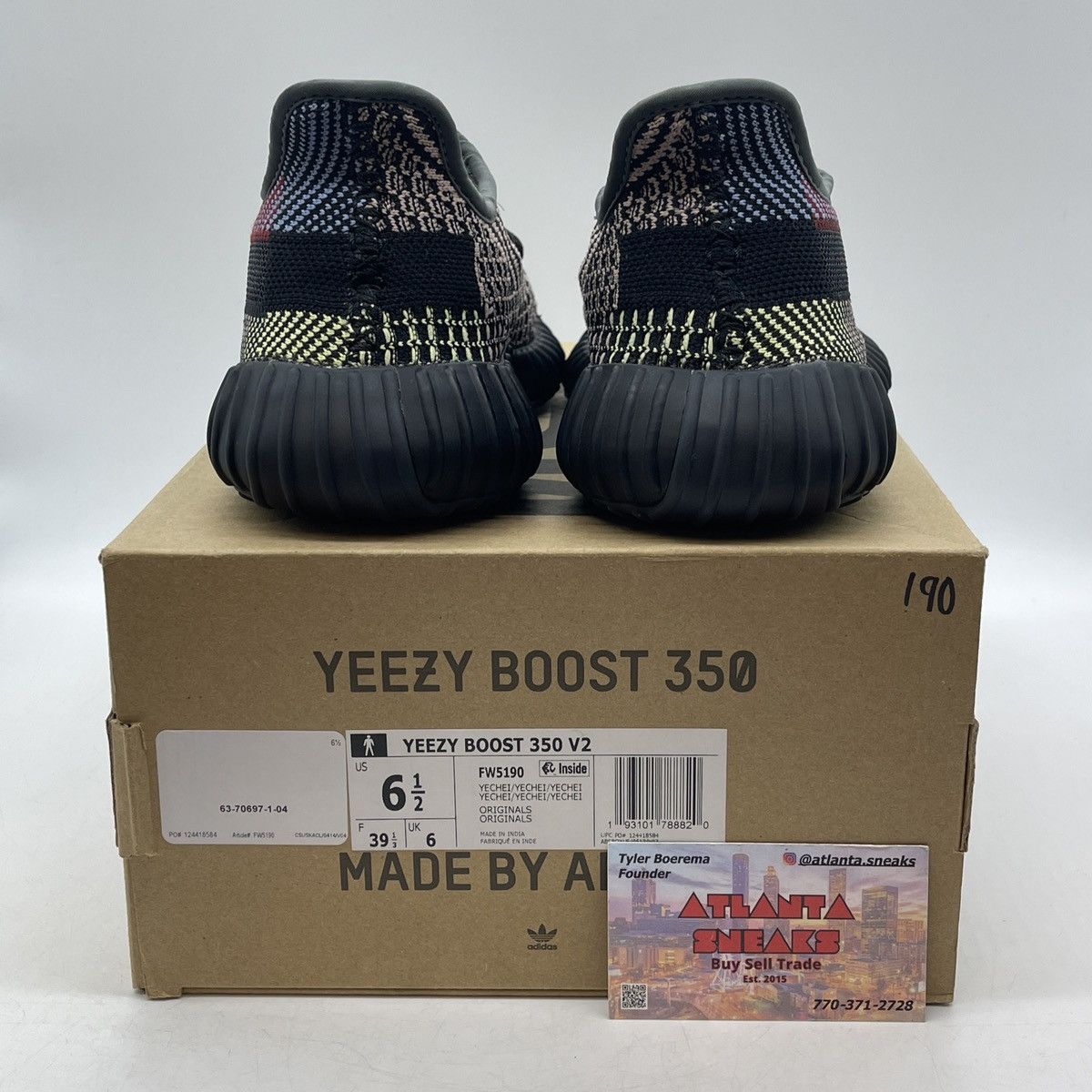 Adidas Yeezy boost 350 yecheil non reflective Size US 6.5 / EU 39-40 - 3 Thumbnail