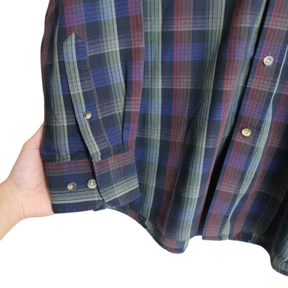 Vintage Vintage Arnold Palmer Collared Plaid Men's Button Down Shirt Size US S / EU 44-46 / 1 - 3 Thumbnail