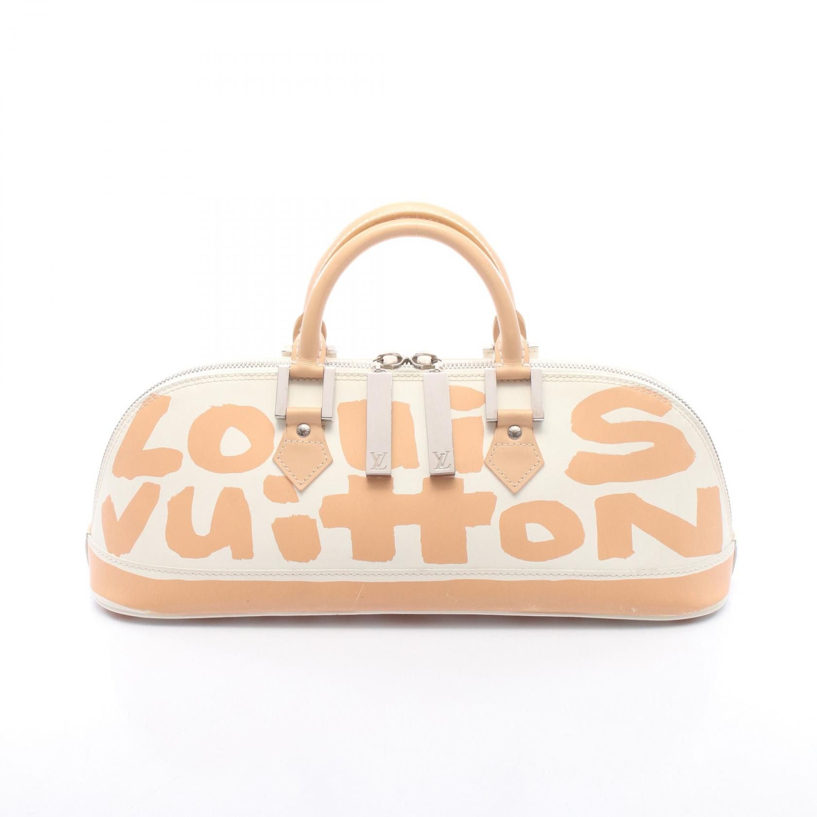 Louis Vuitton Louis Vuitton Louis Vuitton Alma Horizontal Monogram Graffiti Leather Handbag Leather Handbag M92176 DUTY FREE for USA Size ONE SIZE - 1 Thumbnail