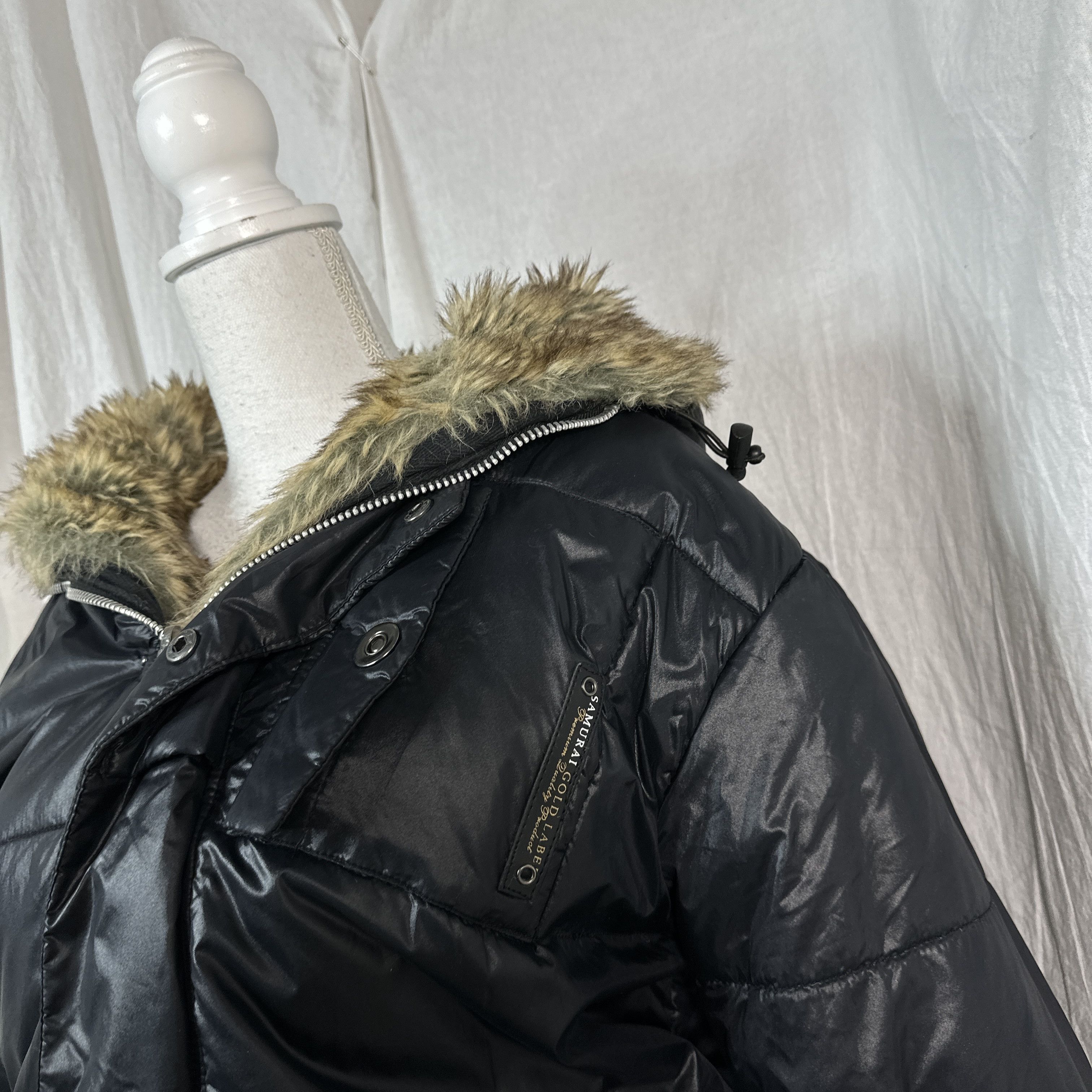 Samurai Jeans × Vintage Vintage Samurai Jeans Faux-Fur Jacket Size US M / EU 48-50 / 2 - 9 Thumbnail