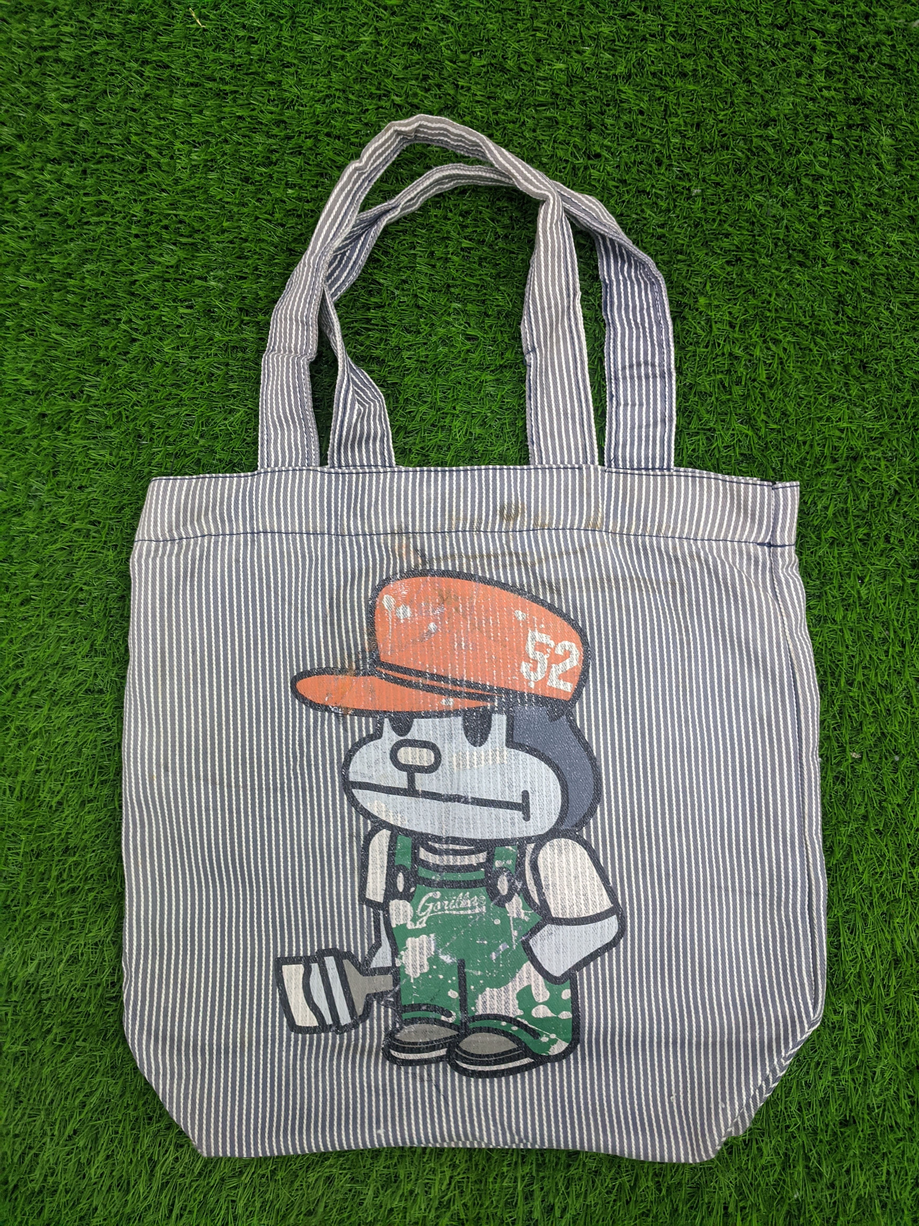 Japanese Brand Japanese Style Dunggaree Design Tote Bag BG0005 Size ONE SIZE - 1 Preview
