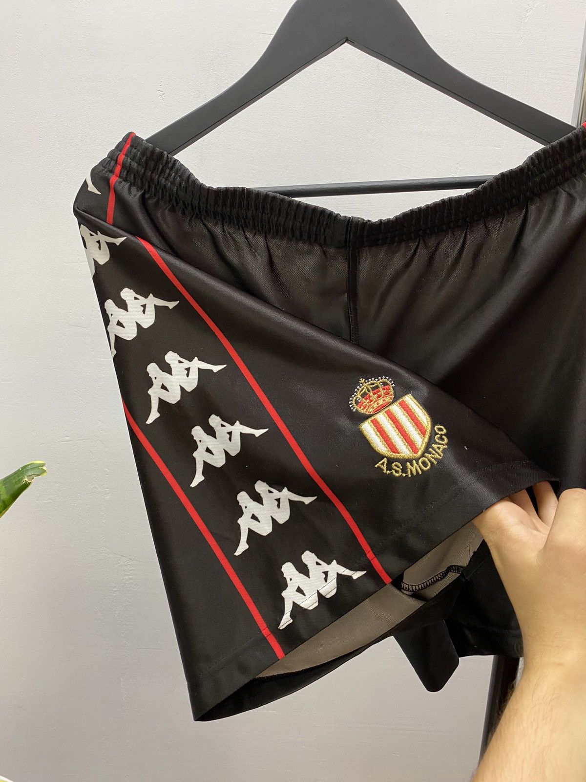 Kappa × Vintage AS Monaco Kappa 2000 2001 Away Soccer Shorts Size US 36 / EU 52 - 11 Thumbnail
