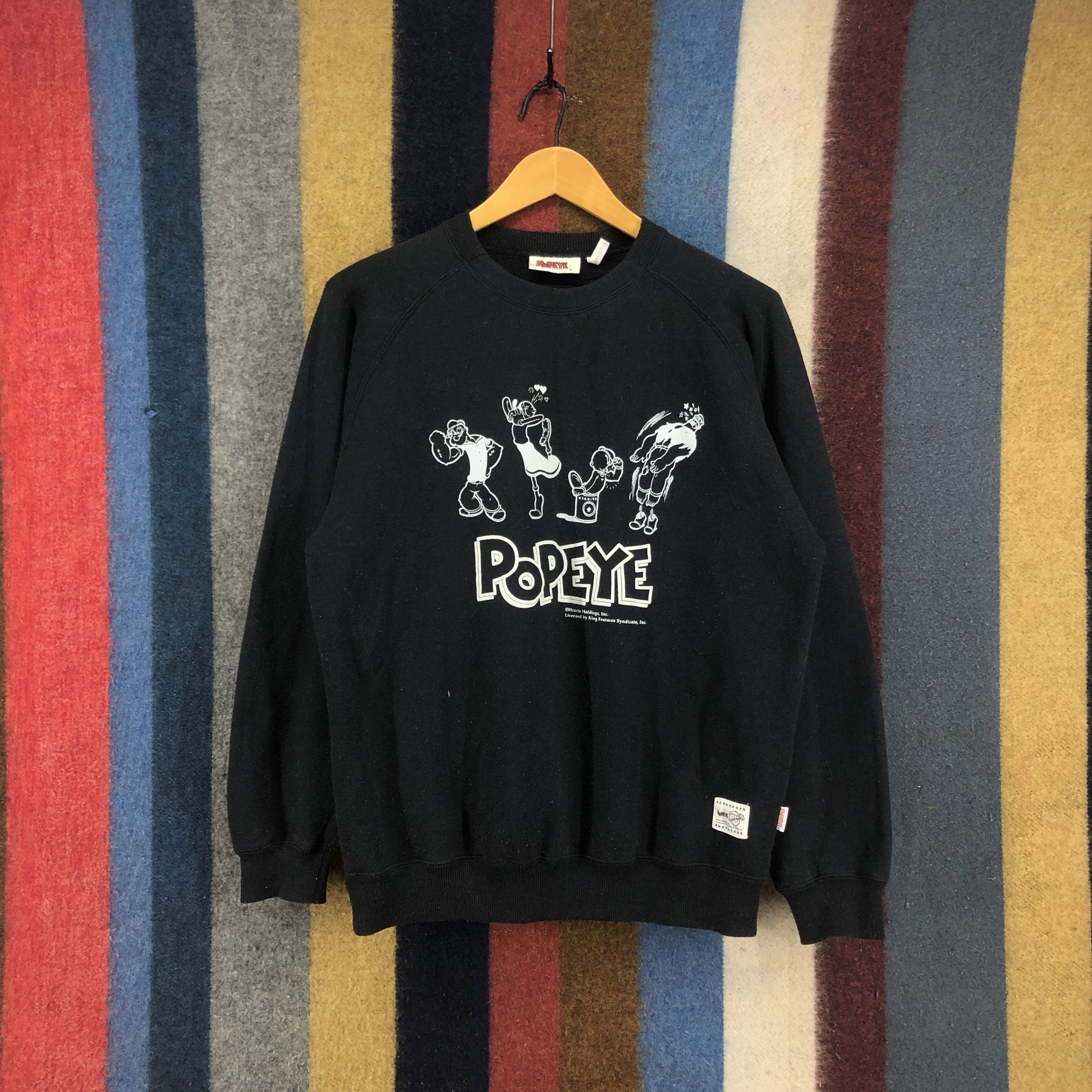 Cartoon Network POPEYE And FRIENDS Crew Neck Sweatshirt #0724/AF Size US L / EU 52-54 / 3 - 1 Thumbnail