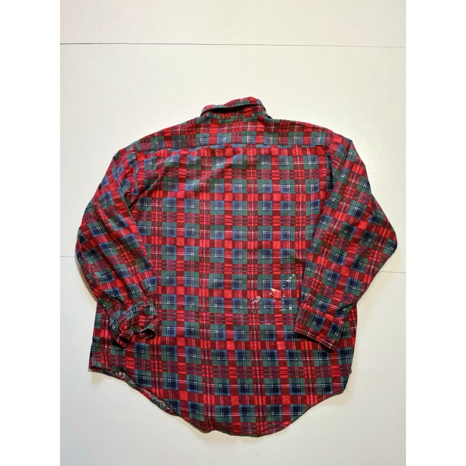 JCPenney VINTAGE JCPenney Plaid Printed 100% Cotton L/S Flannel Button Shirt XL Men’s 70s 80s Size US XL / EU 56 / 4 - 2 Thumbnail