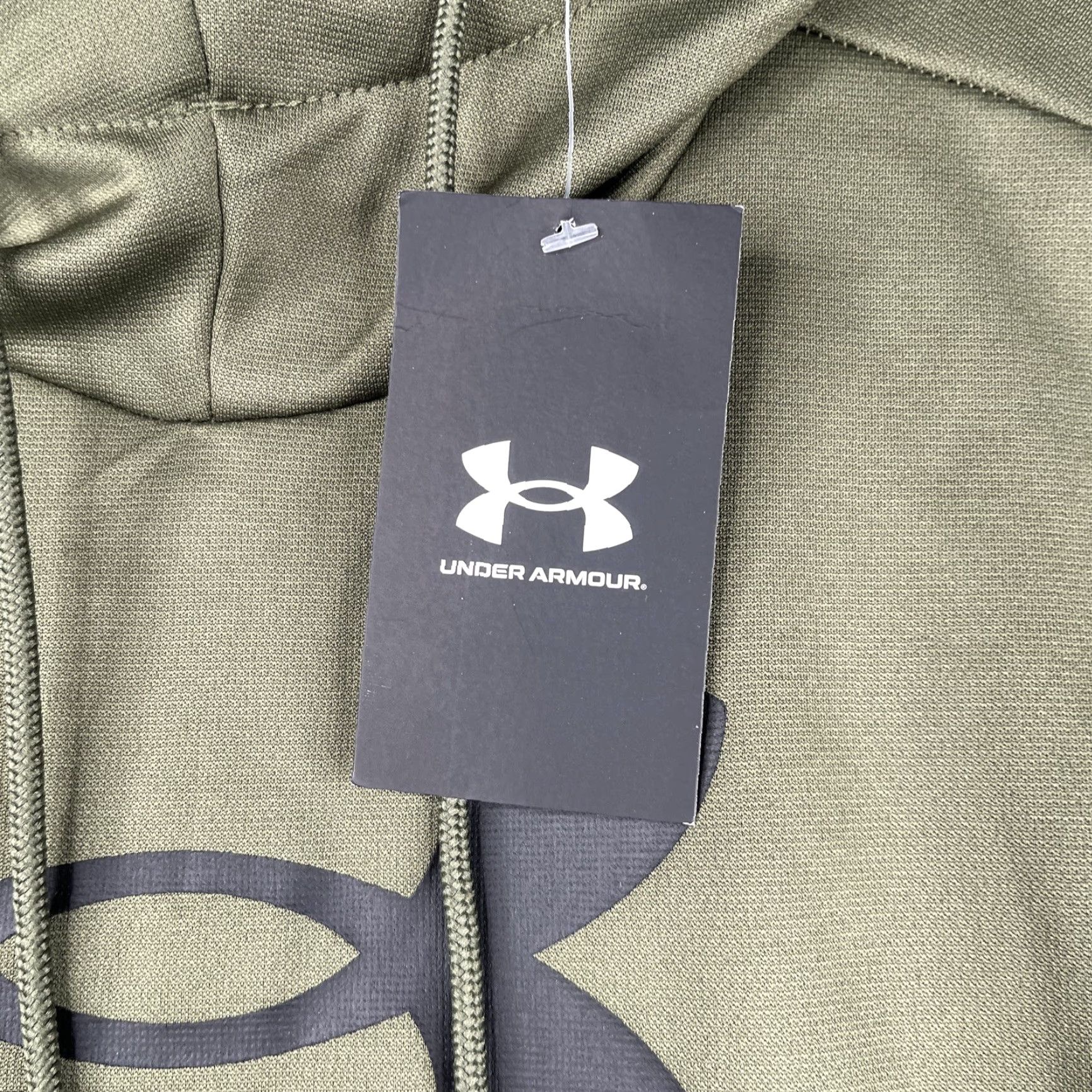 Under Armour Under Armour Hoodie Sweatshirt Womens XS Green Logo Graphic Print Pullover Fleece NWT Size XS / US 0-2 / IT 36-38 - 5 Thumbnail