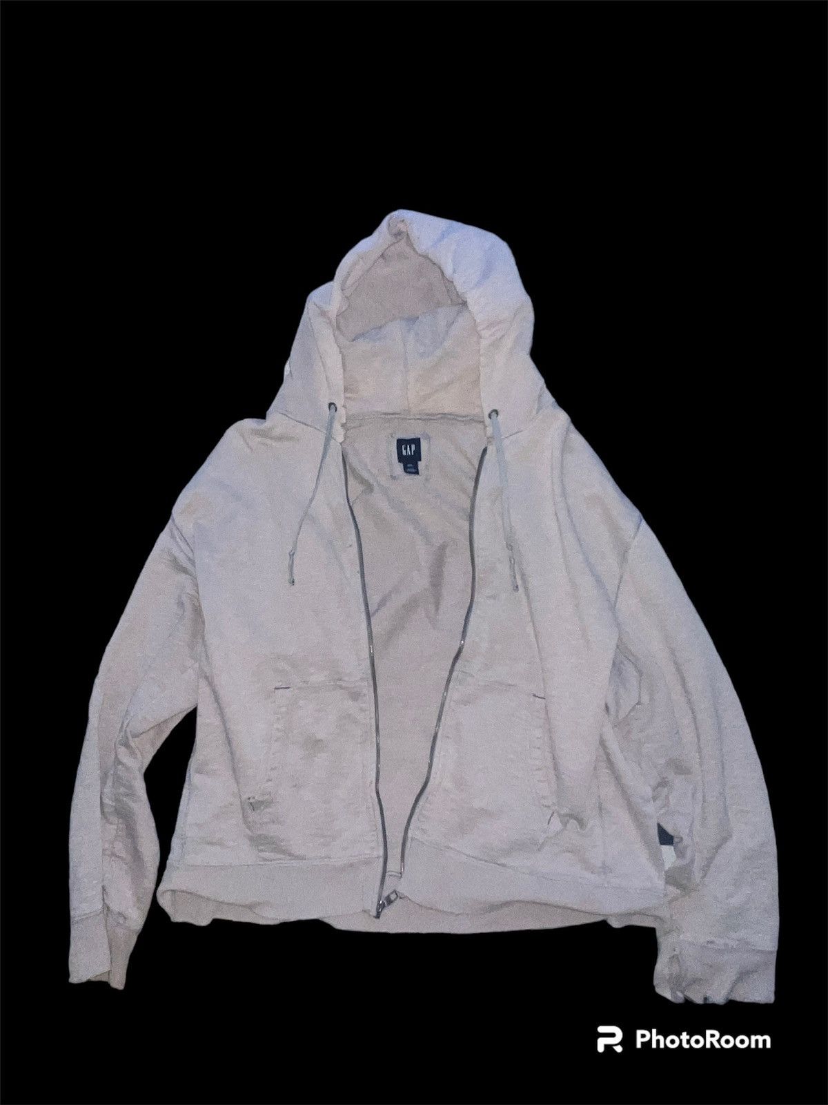 Vintage 90’s Aged Gap Hoodie Beige