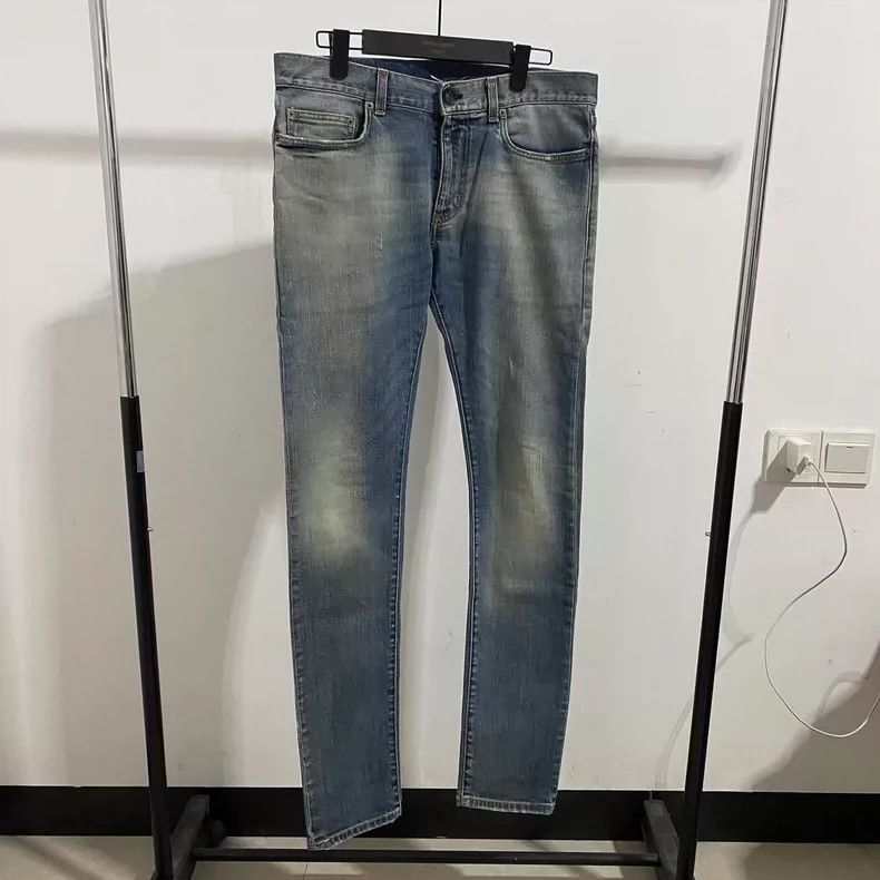 Saint Laurent Paris saint Laurent paris13FW Blue Wash Jeans 2503-Nextarrow Size US 31 - 1 Thumbnail