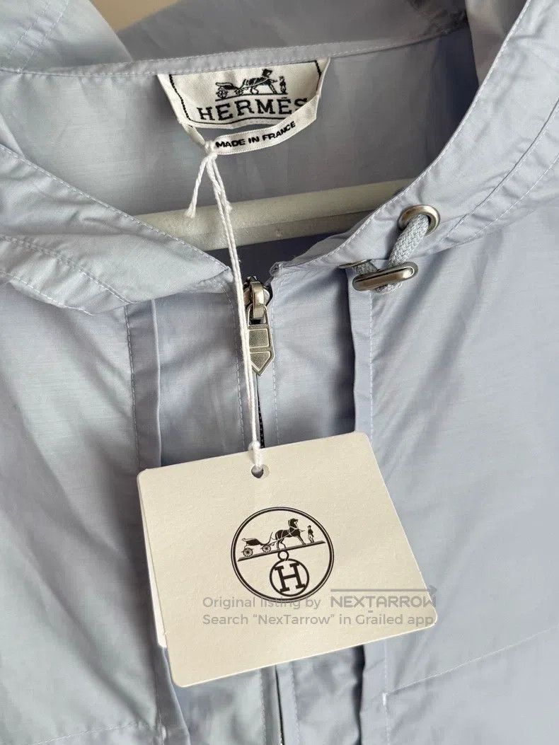 Hermes Hermes size 39 Men's Lightweight Hooded Jacket Size US M / EU 48-50 / 2 - 4 Thumbnail