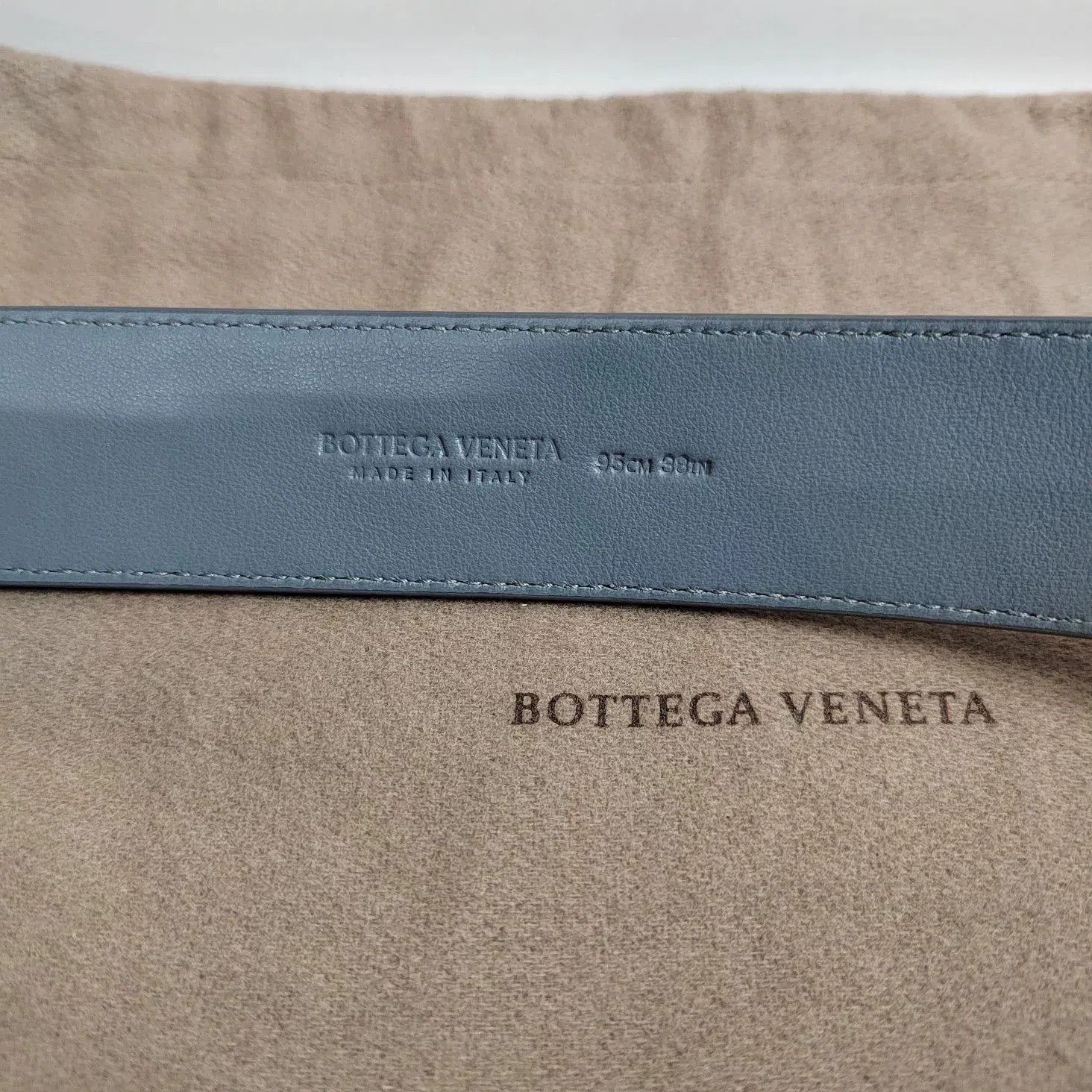 Bottega Veneta Bottega Veneta Gray Woven Leather Belt. Size ONE SIZE - 6 Thumbnail