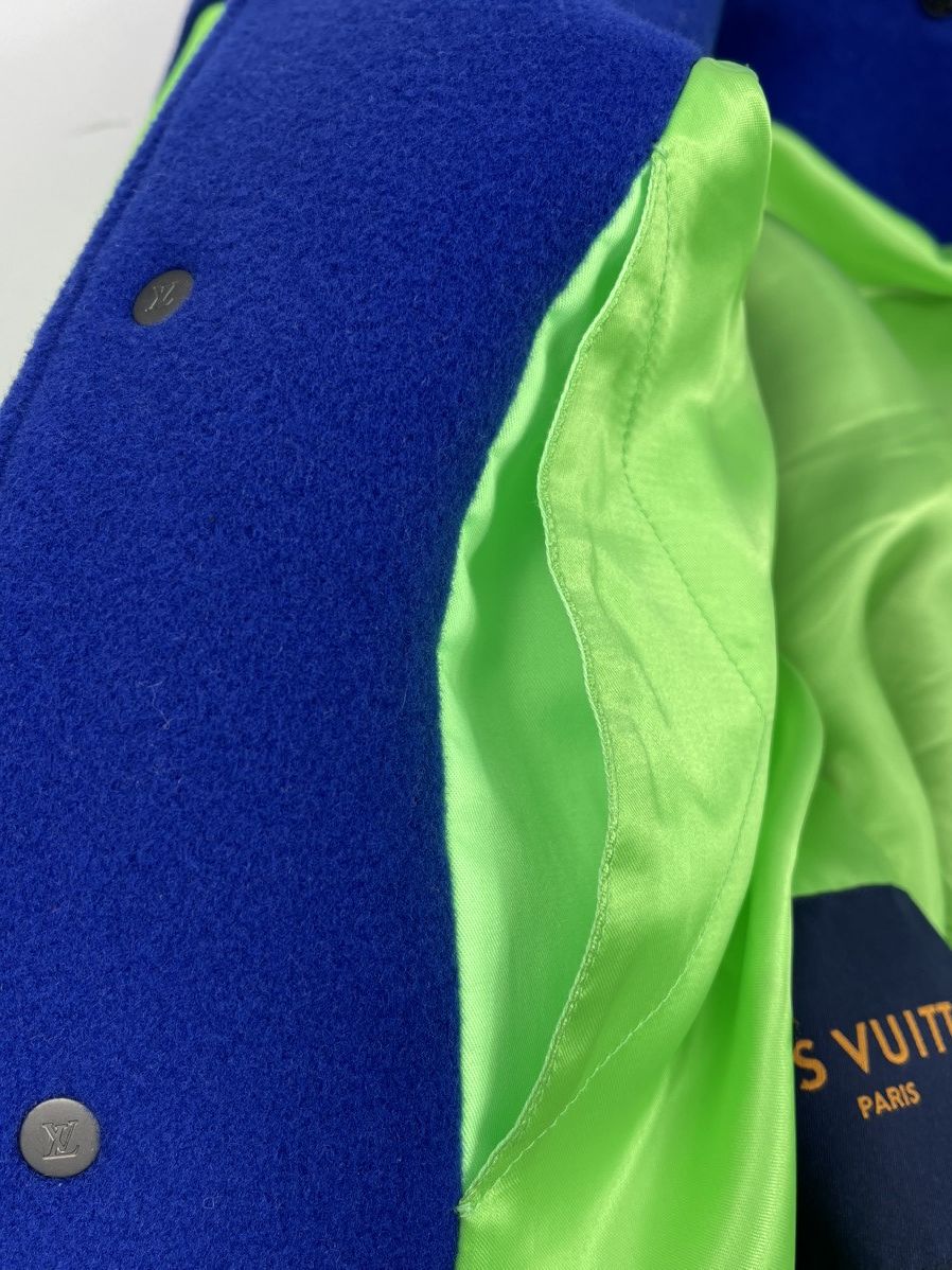 Louis Vuitton SS22 MIX GRADIENT LEATHER VARSITY JACKET Size US M / EU 48-50 / 2 - 11 Thumbnail