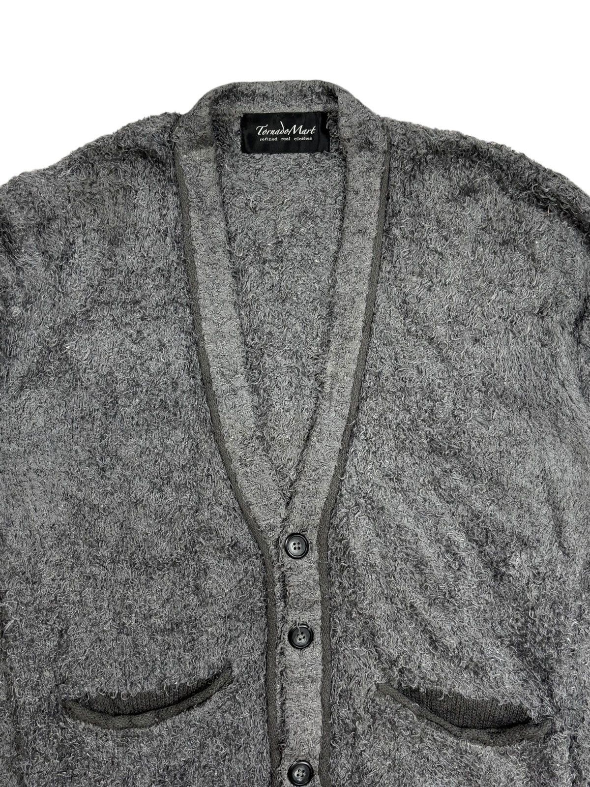 Tornado Mart 2000s Tornado Mart - Fuzzy Mohair Cardigan Size US M / EU 48-50 / 2 - 4 Thumbnail