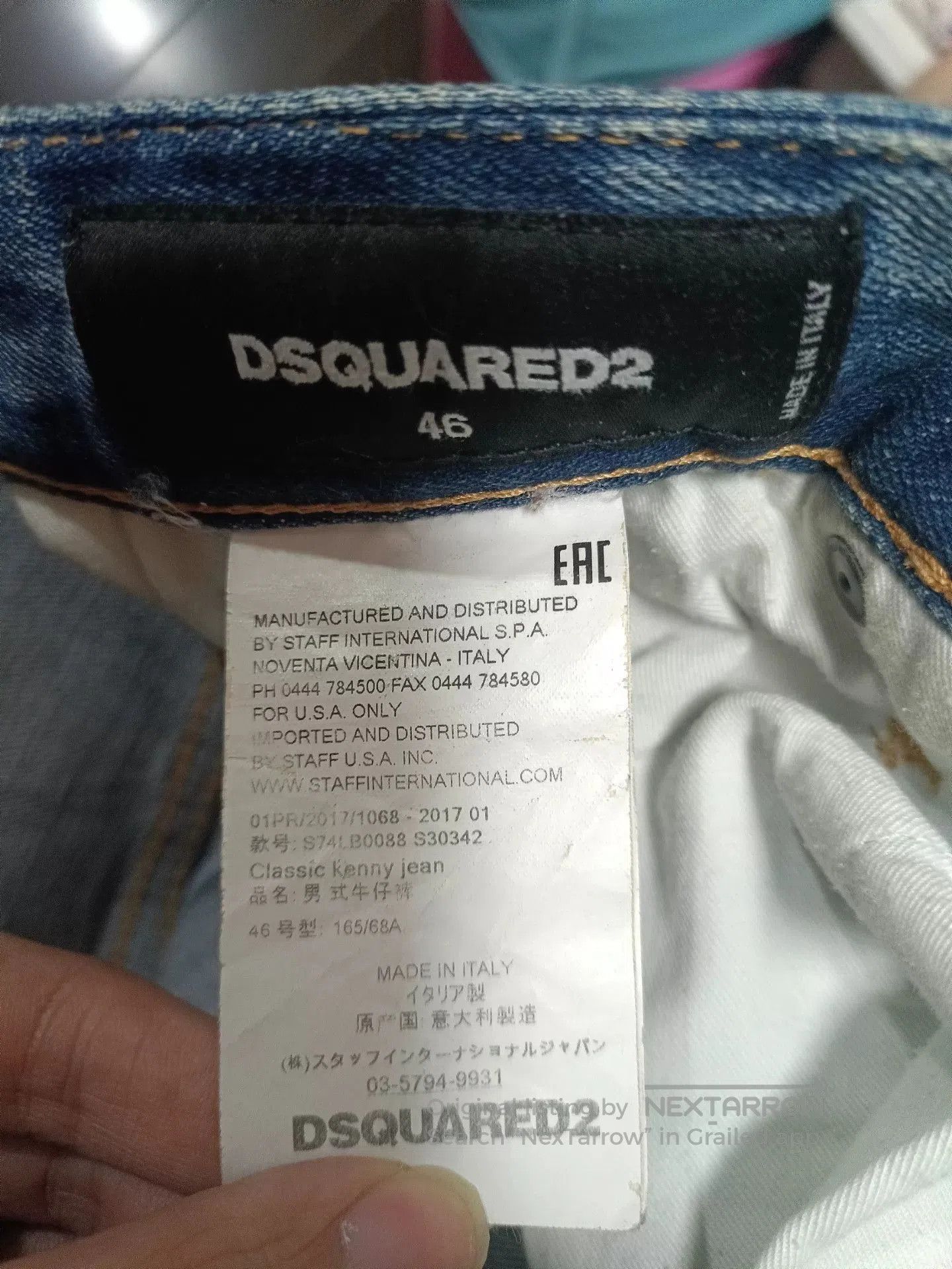 Dsquared2 Dsquared2 Red Knee Distressed Jeans. Size US 30 / EU 46 - 8 Thumbnail