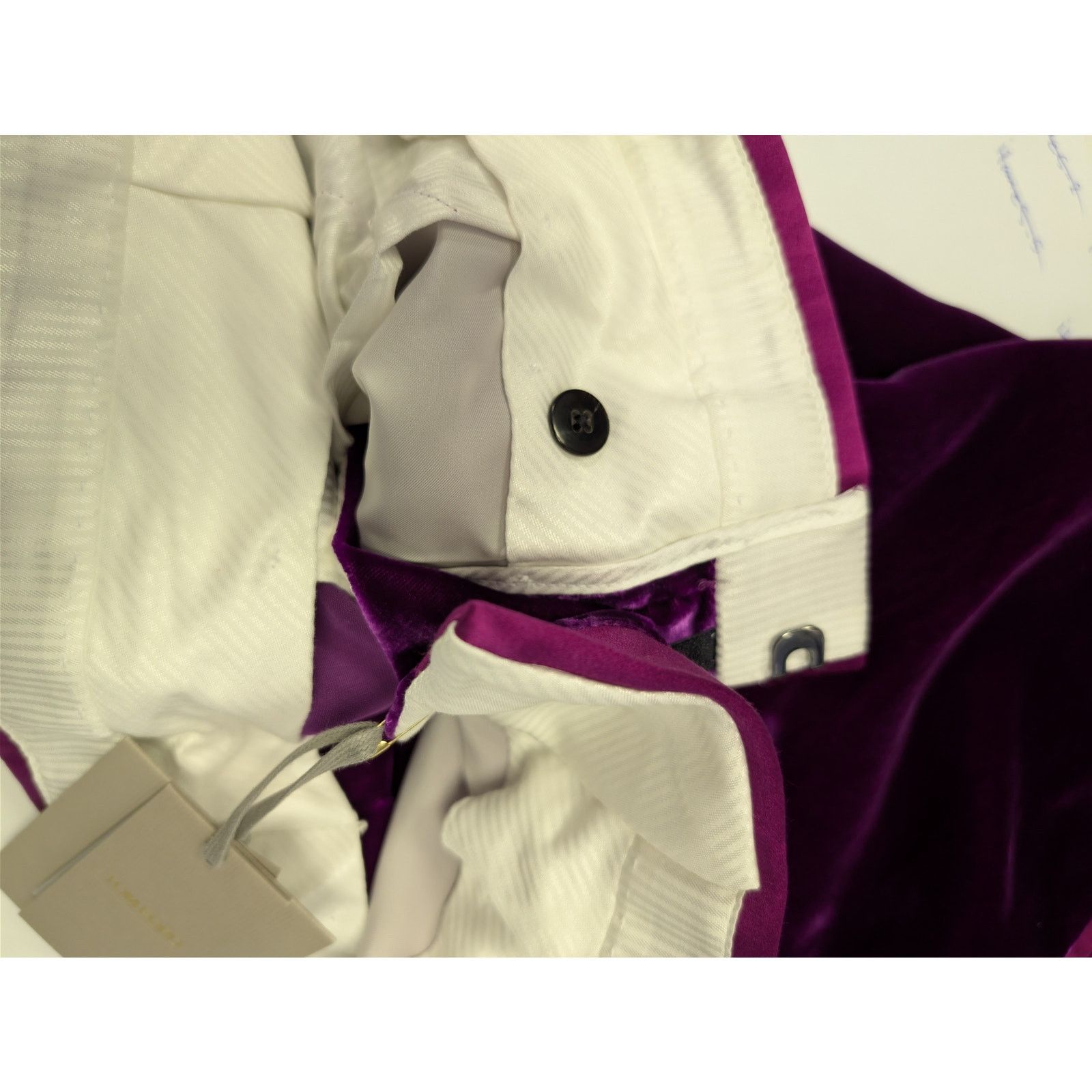 Tom Ford o1rshd1 Slim-Leg Velvet Trousers Pant in Purple Size US 44 / EU 60 - 22 Thumbnail