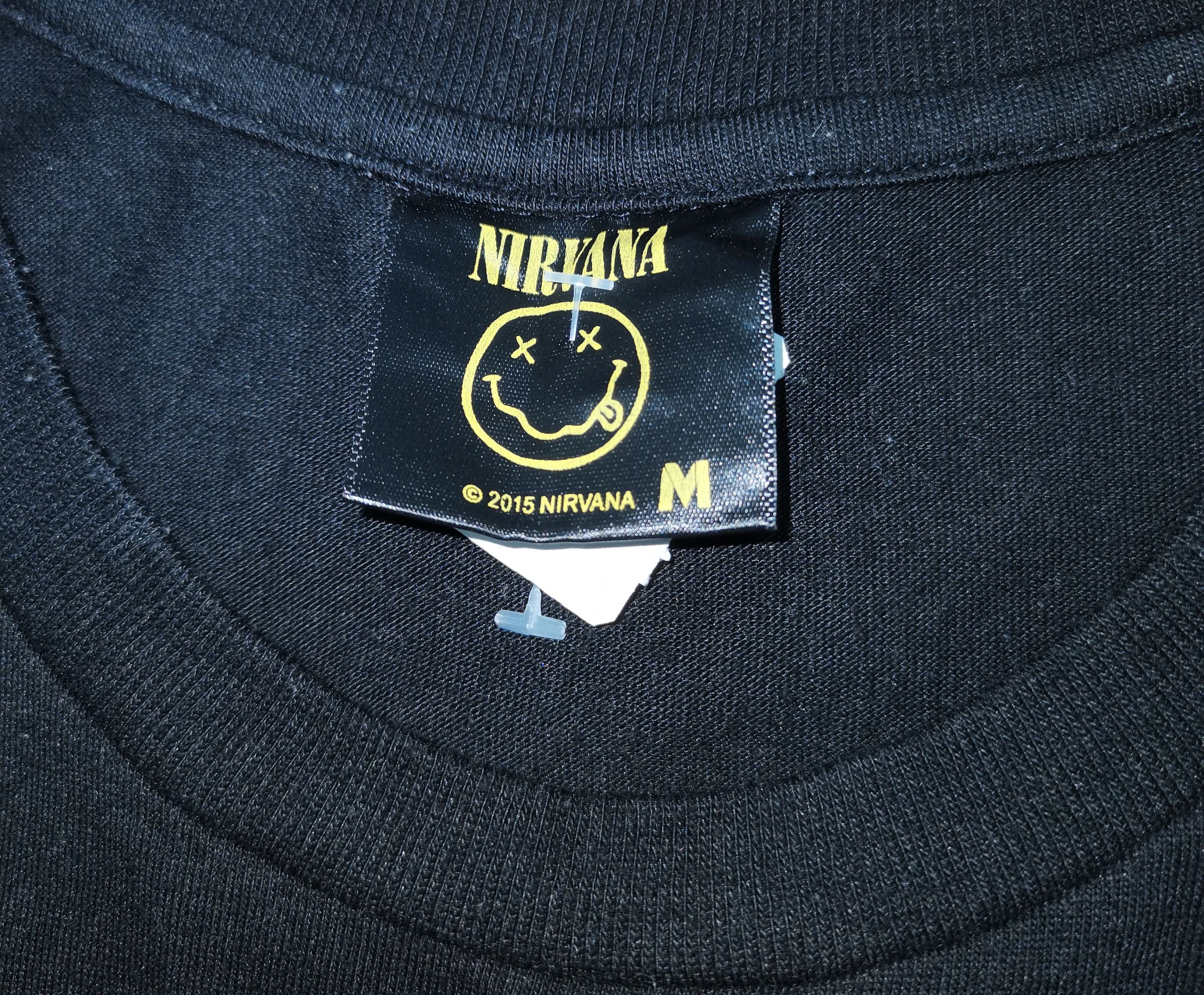 Band Tees × Nirvana NIRVANA SMILEY ©2015 SHIRT Size US M / EU 48-50 / 2 - 2 Thumbnail