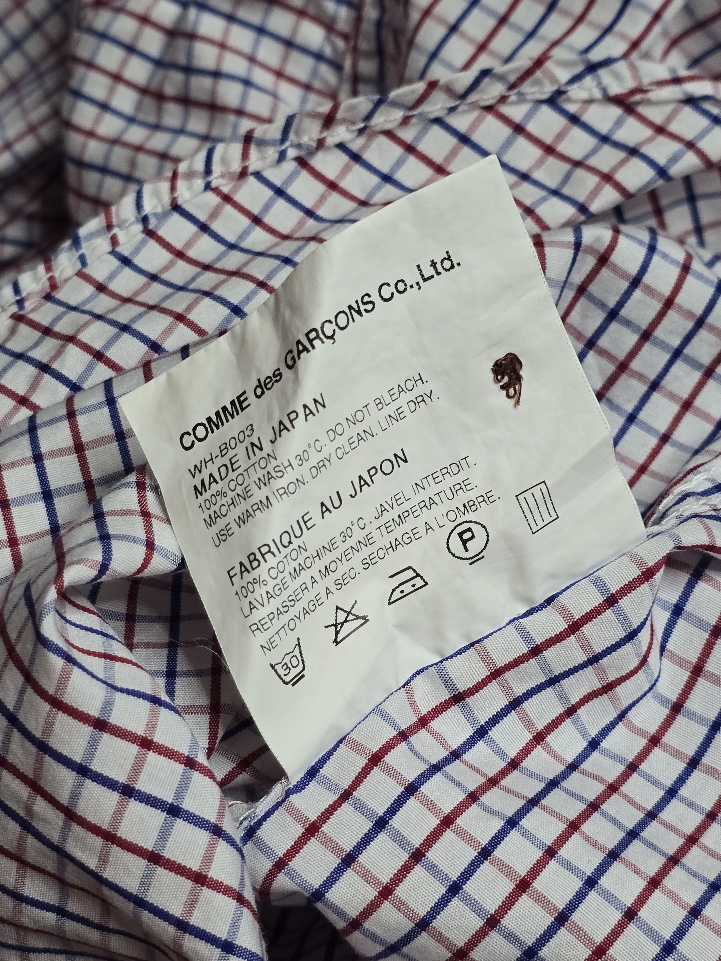 Comme des Garcons × Junya Watanabe Junya Watanabe CDG Man - FW11 Club Collar Mini Check Shirt Size US M / EU 48-50 / 2 - 7 Thumbnail