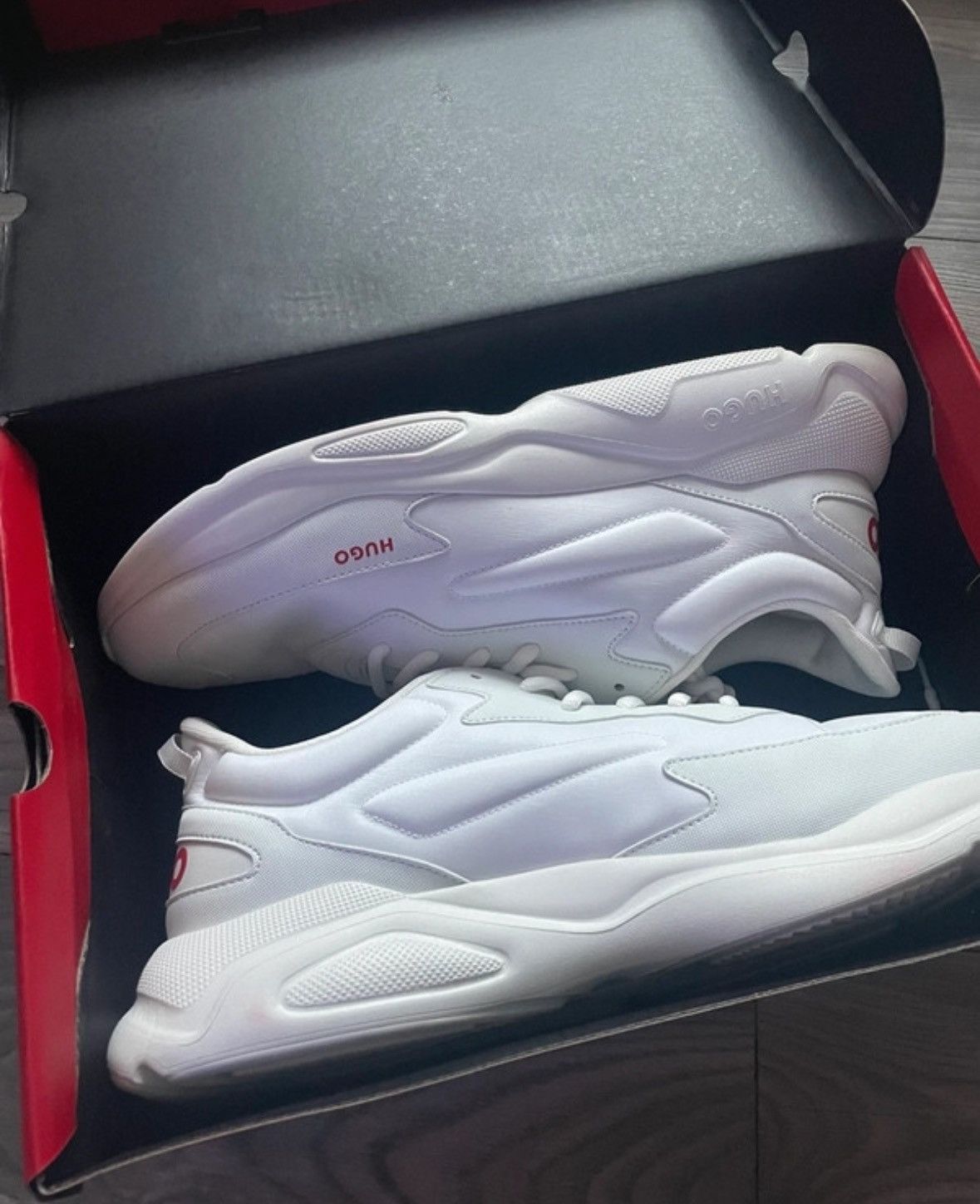 Hugo HUGO Sneakersy 50504799 Biały Size US 15 / EU 48 - 3 Thumbnail