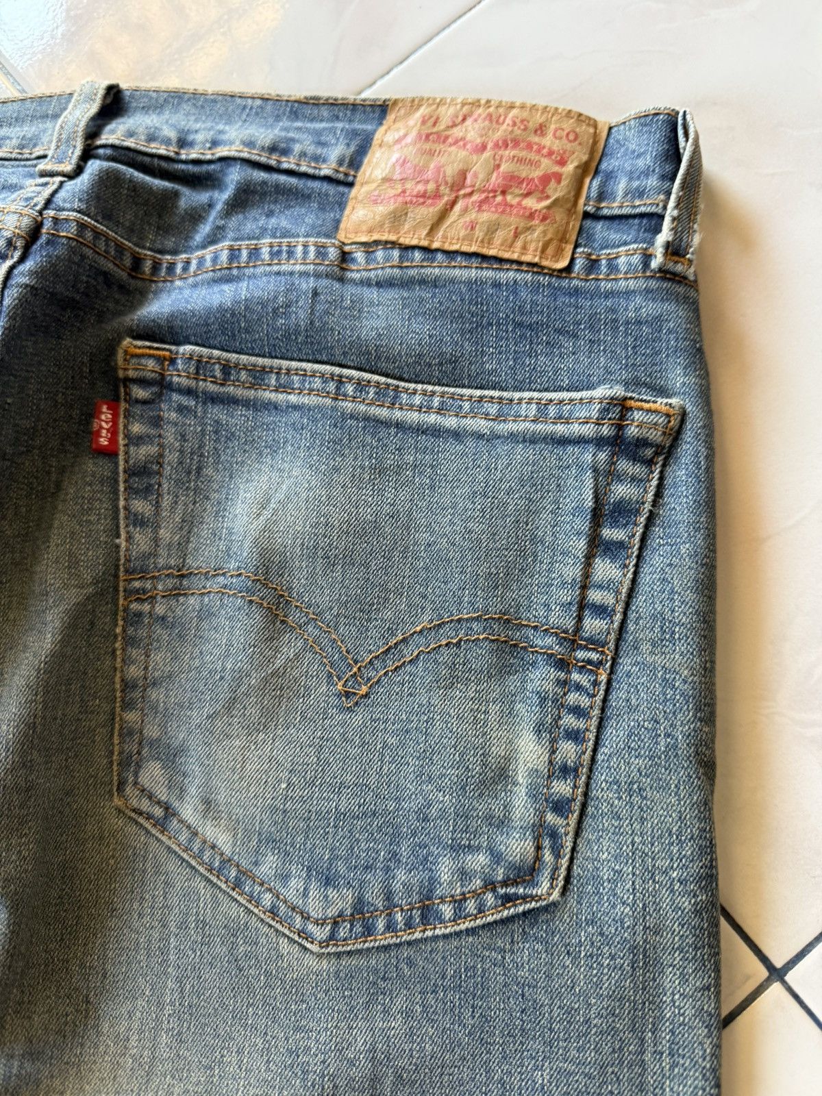 Levi's 2000s Vintage Levis 505 Dusty Muddy Wash Jeans Size US 32 / EU 48 - 13 Thumbnail