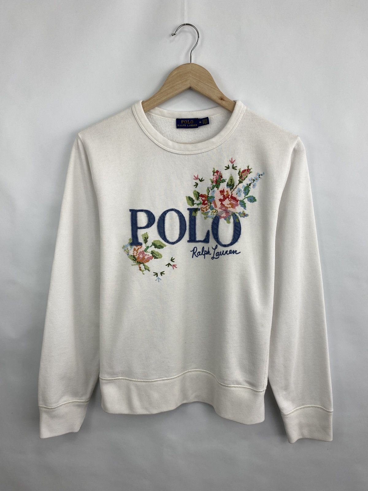 Polo Ralph Lauren 🇺🇸 Floral Ralph Lauren Woman Sweatshirt rare retro hype Y2K Size M / US 6-8 / IT 42-44 - 3 Thumbnail