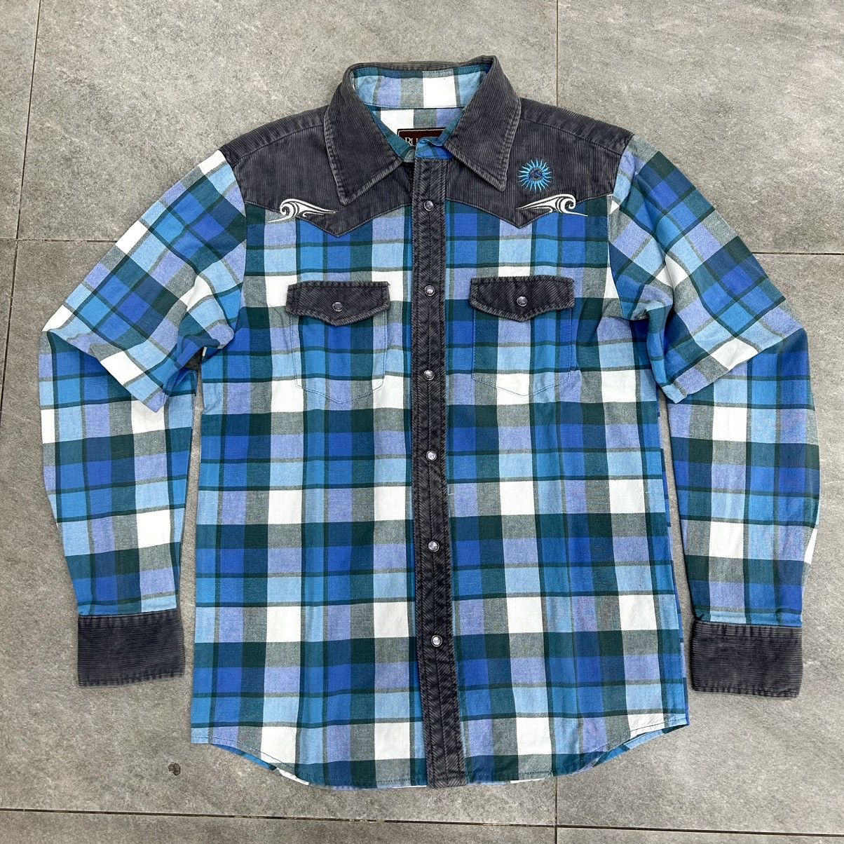 Rusty Vintage 90s Rusty Flanel Shirt Button Up Longslevee Size US L / EU 52-54 / 3 - 1 Thumbnail