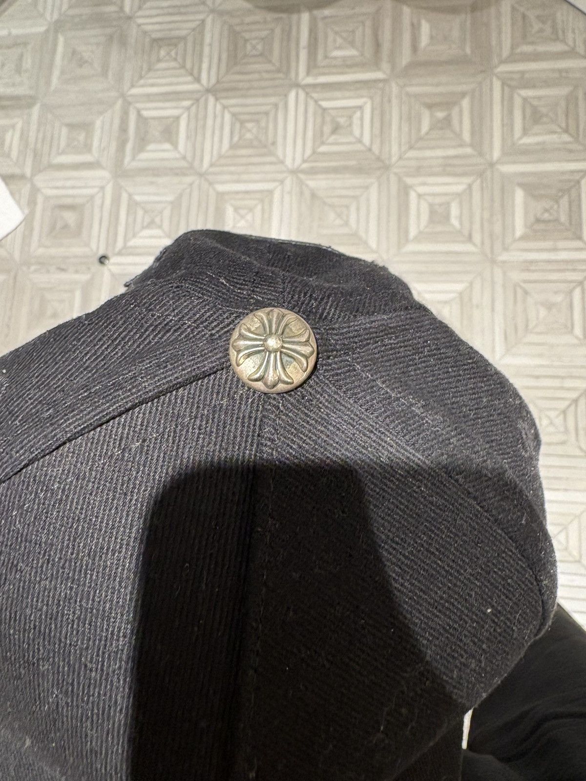Chrome Hearts Chrome Hearts cross waxed denim hat Size ONE SIZE - 3 Thumbnail