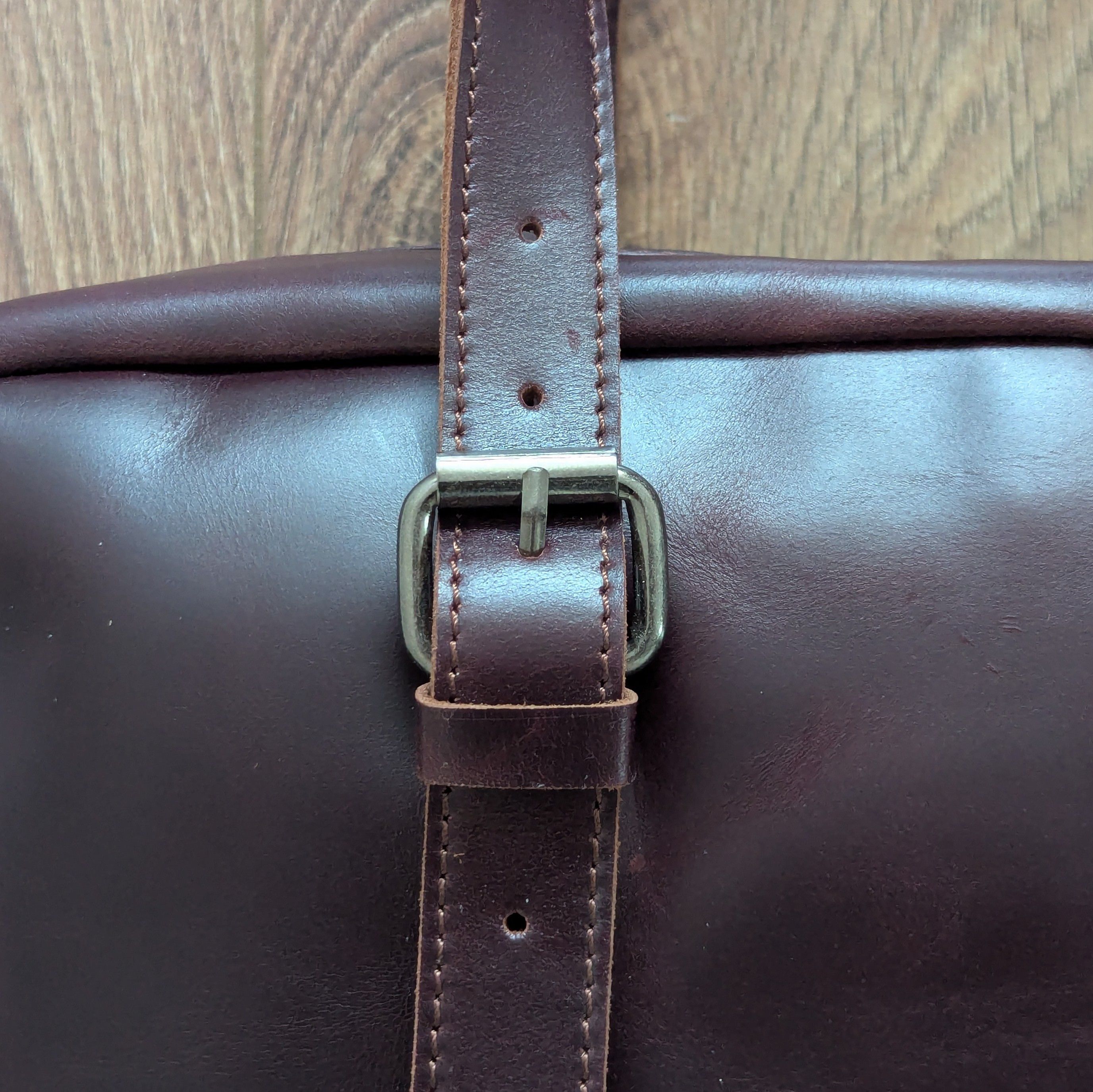 Handmade × Leather Heritage Leather Handmade Mens Messenger Shoulder Bag Laptop Size ONE SIZE - 5 Thumbnail