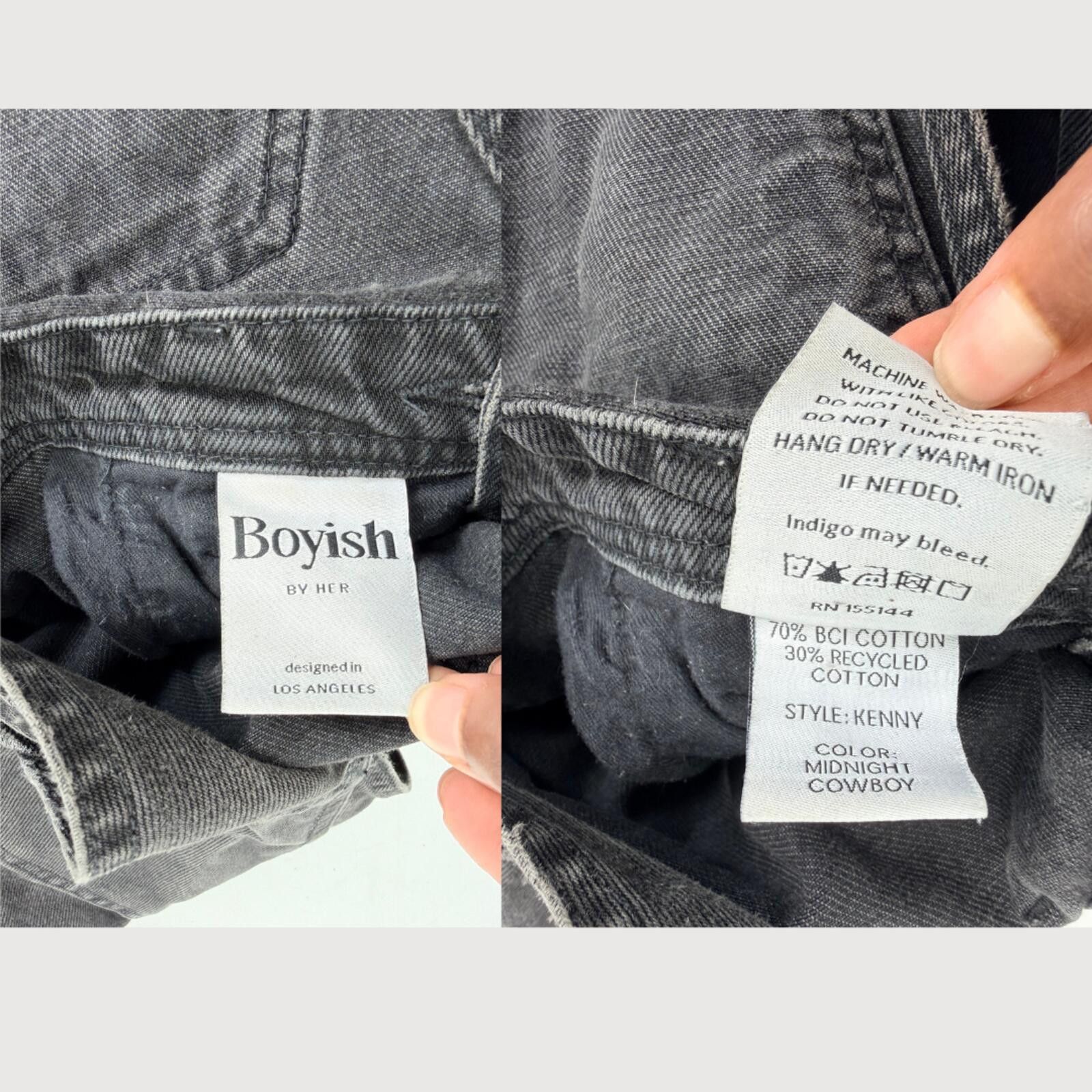 Other Boyish Kenny Denim Overalls Washed Black XS Size 26" / US 2 / IT 38 - 5 Thumbnail
