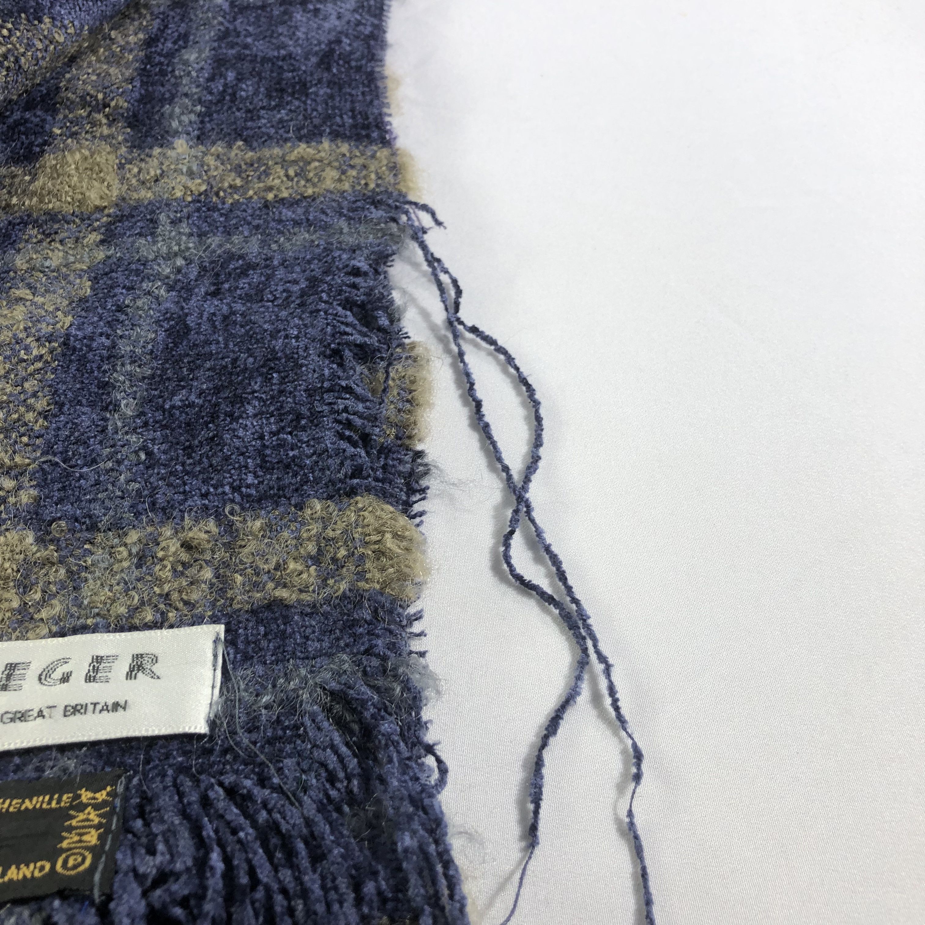 Jaeger Jaeger Tartan Scarf Muffler V1449 Size ONE SIZE - 6 Thumbnail