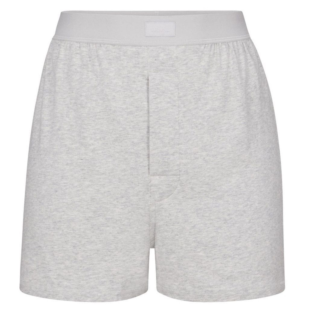 SKIMS Skims Boyfriend Loose Boxer Light Heather Grey Size Small Size 27" / US 4 / IT 40 - 3 Thumbnail