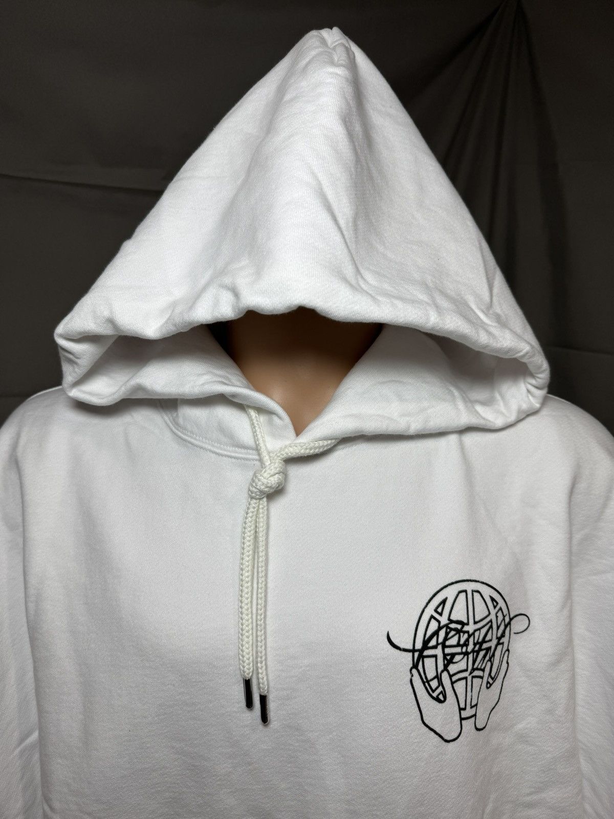 Designer × Off-White × Supreme Off-White Hand Arrow Boxy Hoodie Size US M / EU 48-50 / 2 - 3 Thumbnail