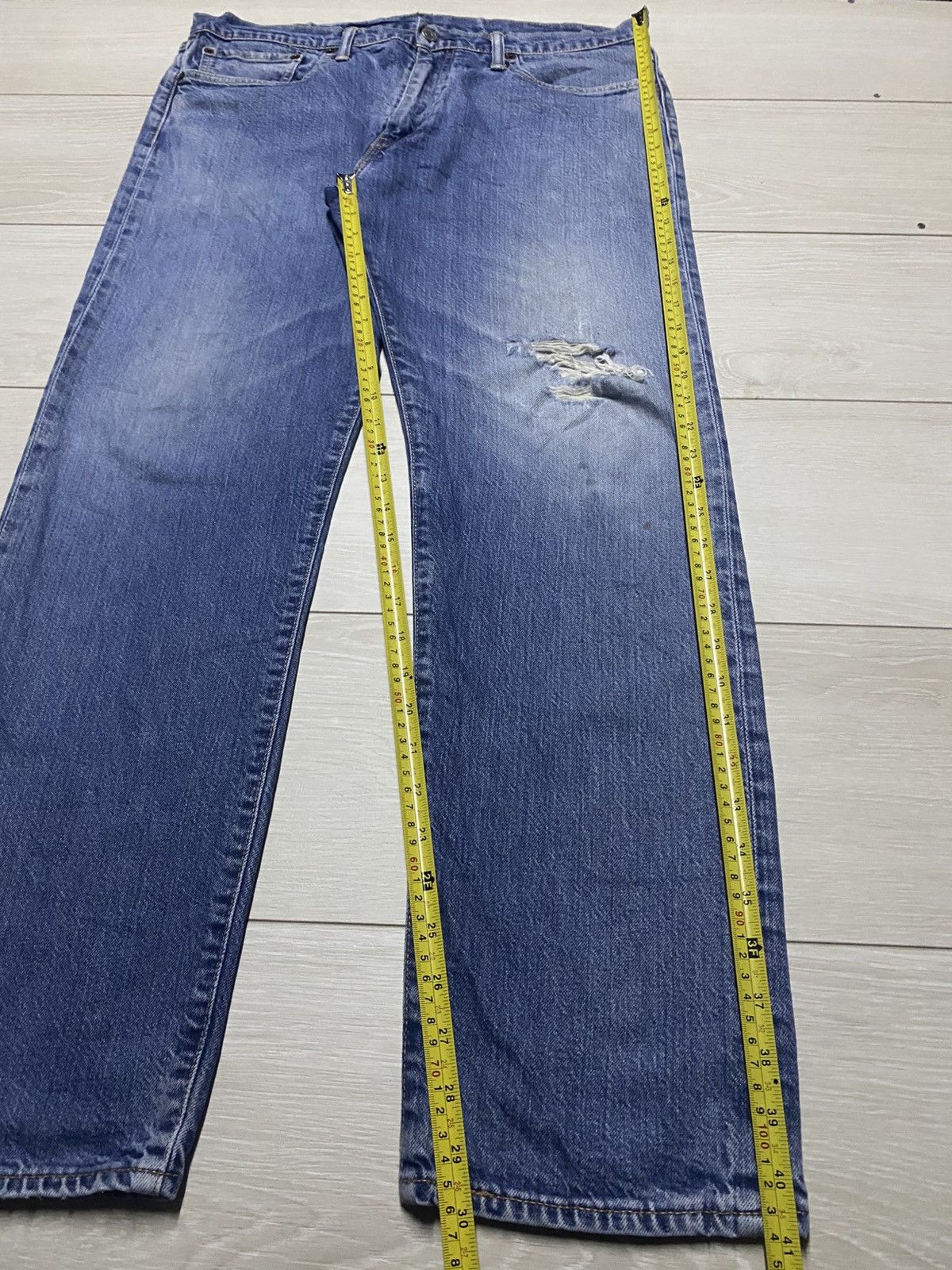 Levi's Vintage Levis 502 Y2K blue Wash Tappered Leg Jeans Size US 36 / EU 52 - 15 Thumbnail