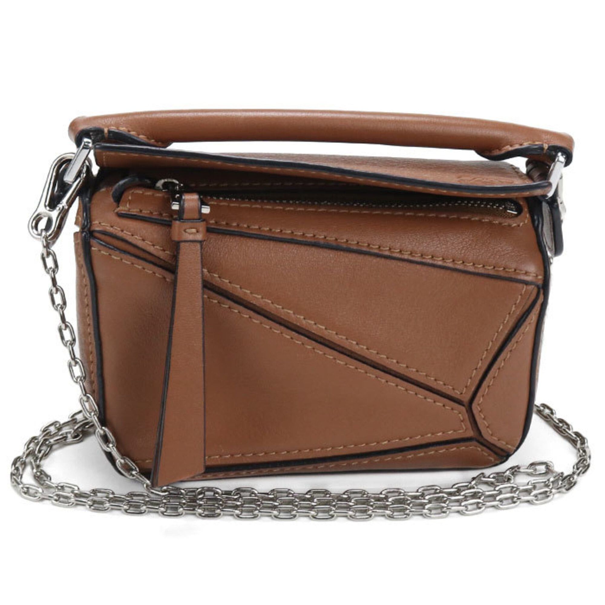 Loewe Loewe Handbag 2WAY Puzzle Women's Brown Size ONE SIZE - 1 Thumbnail