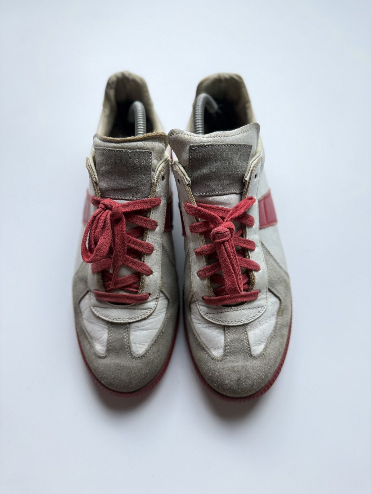 Maison Margiela Maison Margiela Gats White Red Size US 9 / EU 42 - 4 Thumbnail