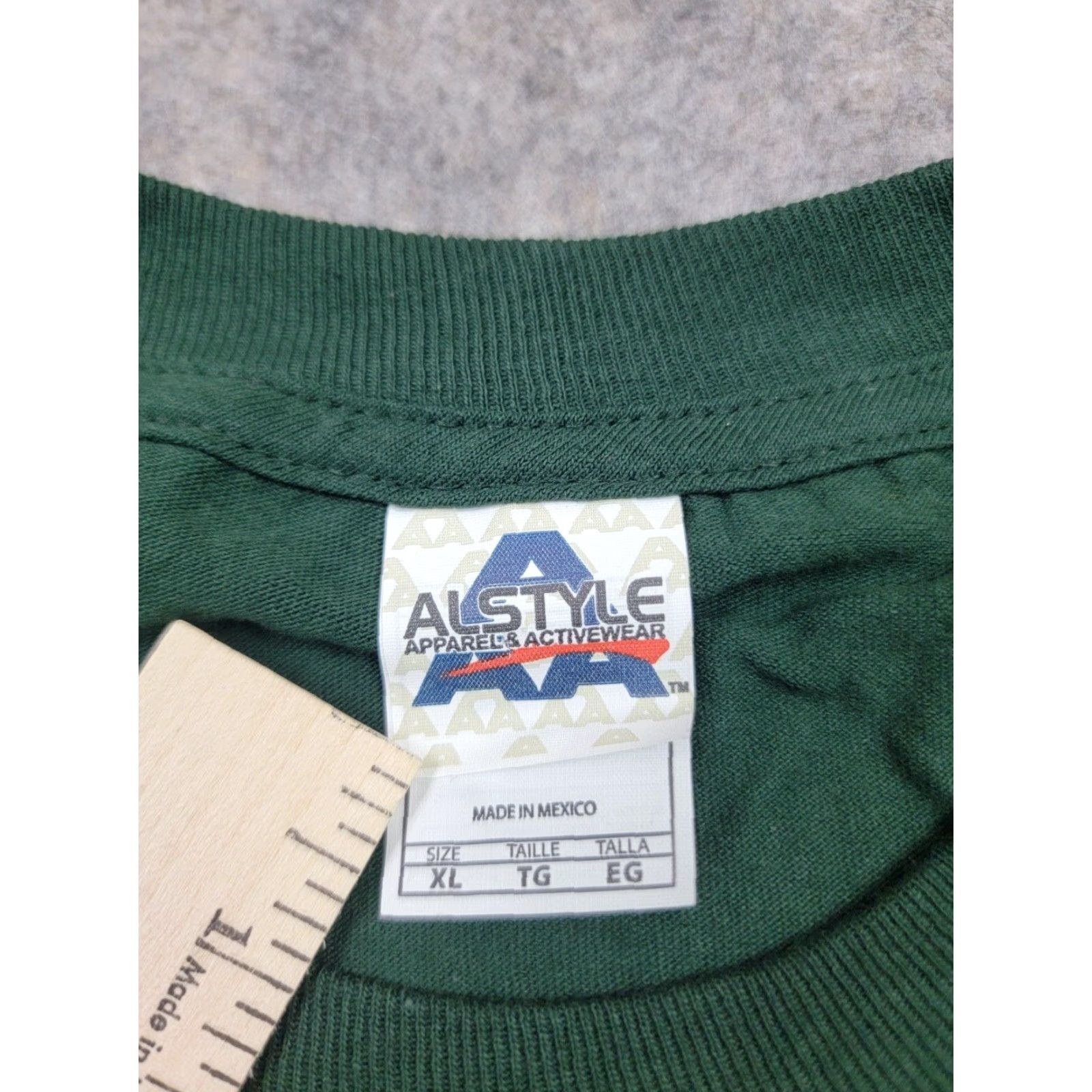 Logo 7 Green Day Shirt Adult XL Green Oakland CA Logo Sneakers Y2K Rock 2010 Alstyle Shirt XL Men Green Day Shirt 90s Music Rock T-Shirt Mens Size US XL / EU 56 / 4 - 4 Thumbnail