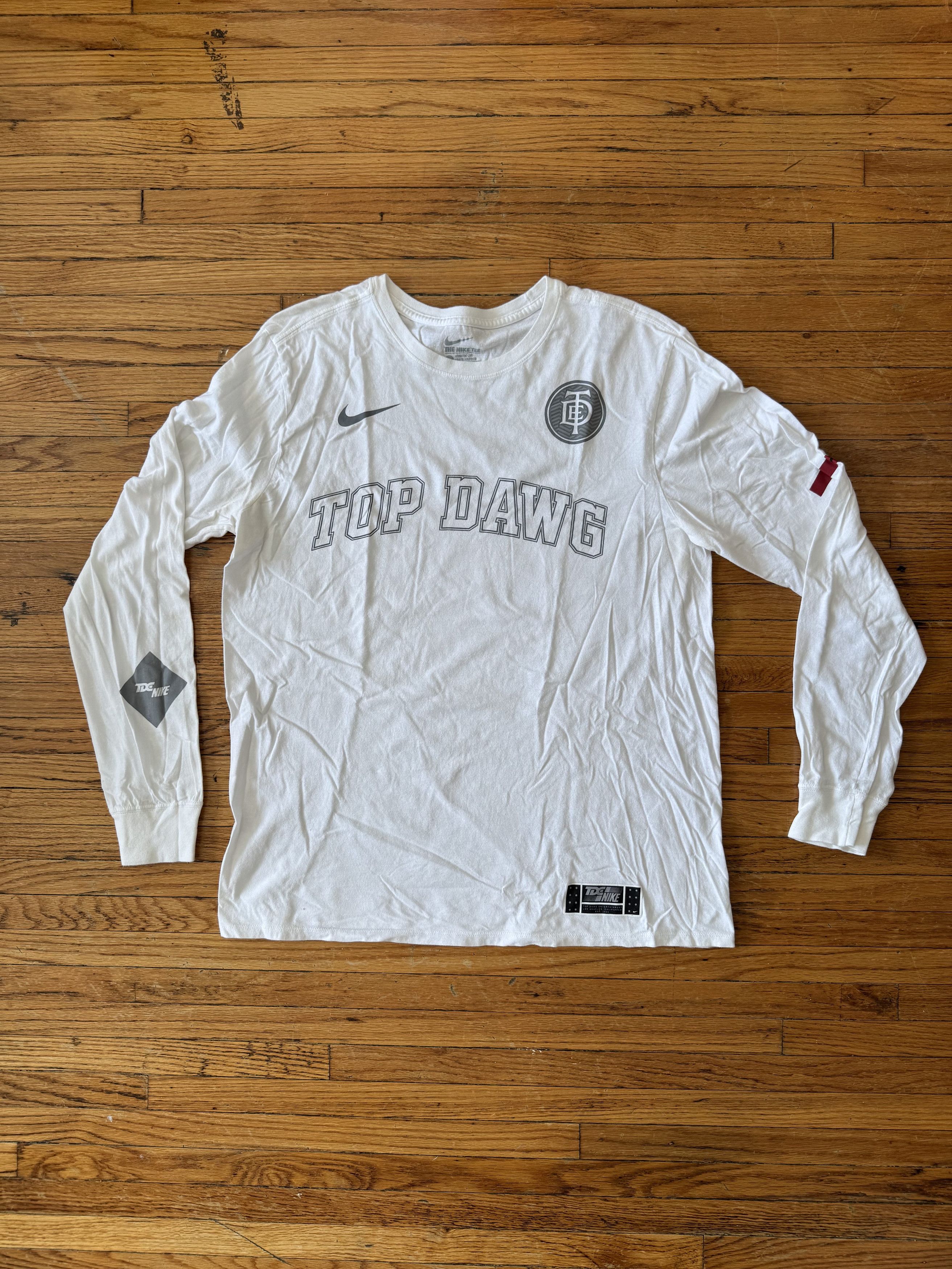 Nike × Top Dawg Entertainment Nike x Top Dawg Entertainment Top Dawg Long Sleeve Tee Size US L / EU 52-54 / 3 - 1 Thumbnail