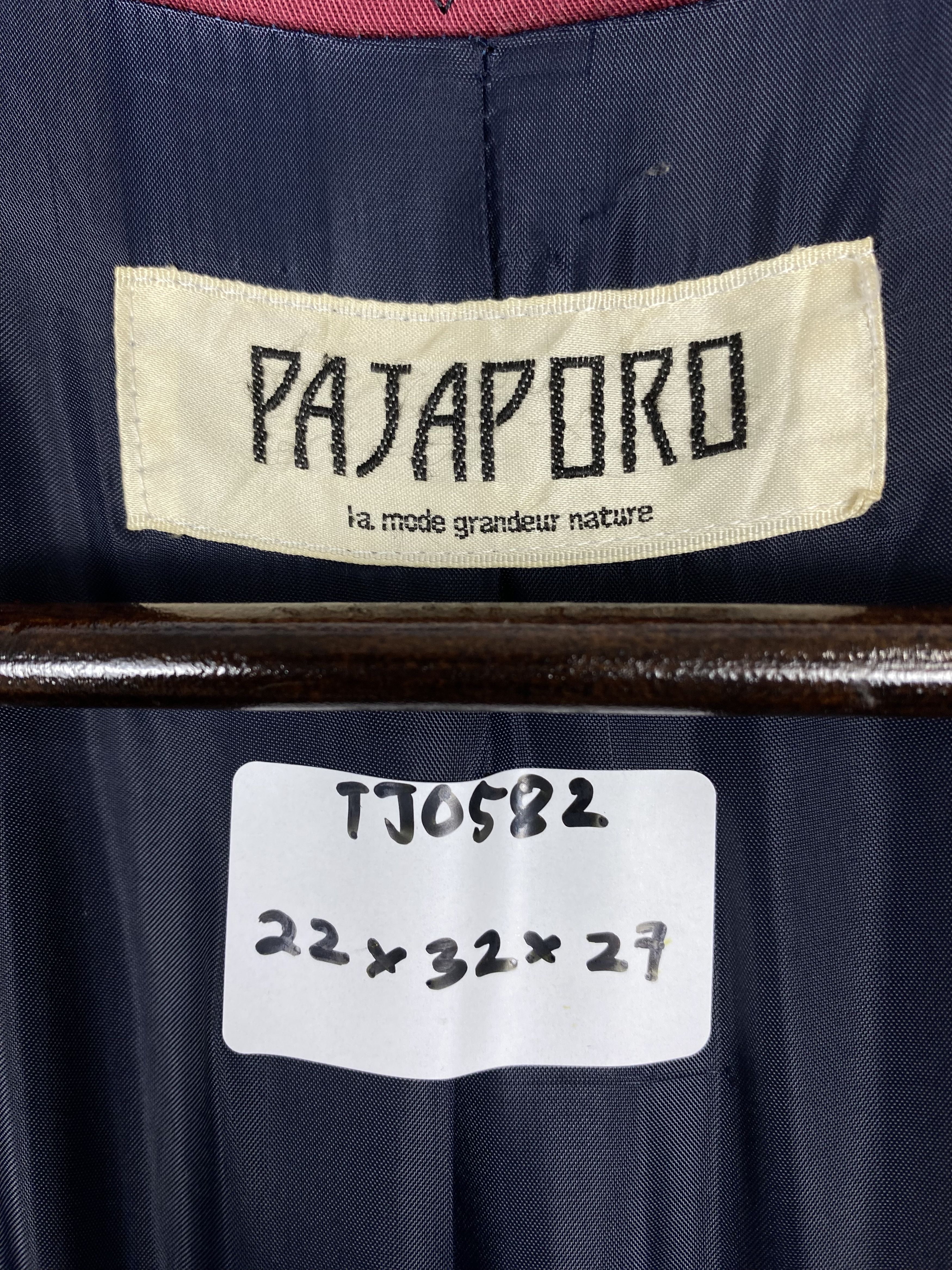 Japanese Brand Vintage Japanese Pajaporo Canvas Chore Jacket Blue Overcoat Size US L / EU 52-54 / 3 - 9 Thumbnail