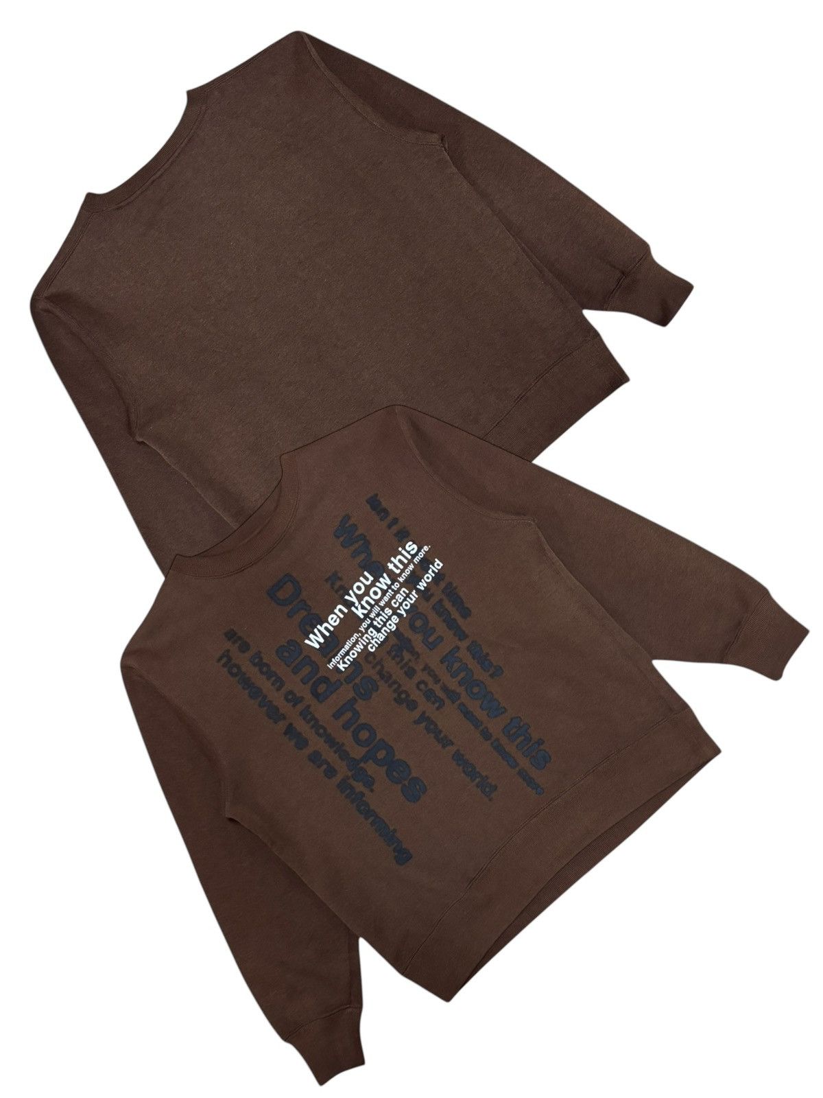 Japanese Brand × Vintage Vintage Bossy Hill Quotes Printed Sweatshirt Size US M / EU 48-50 / 2 - 1 Thumbnail