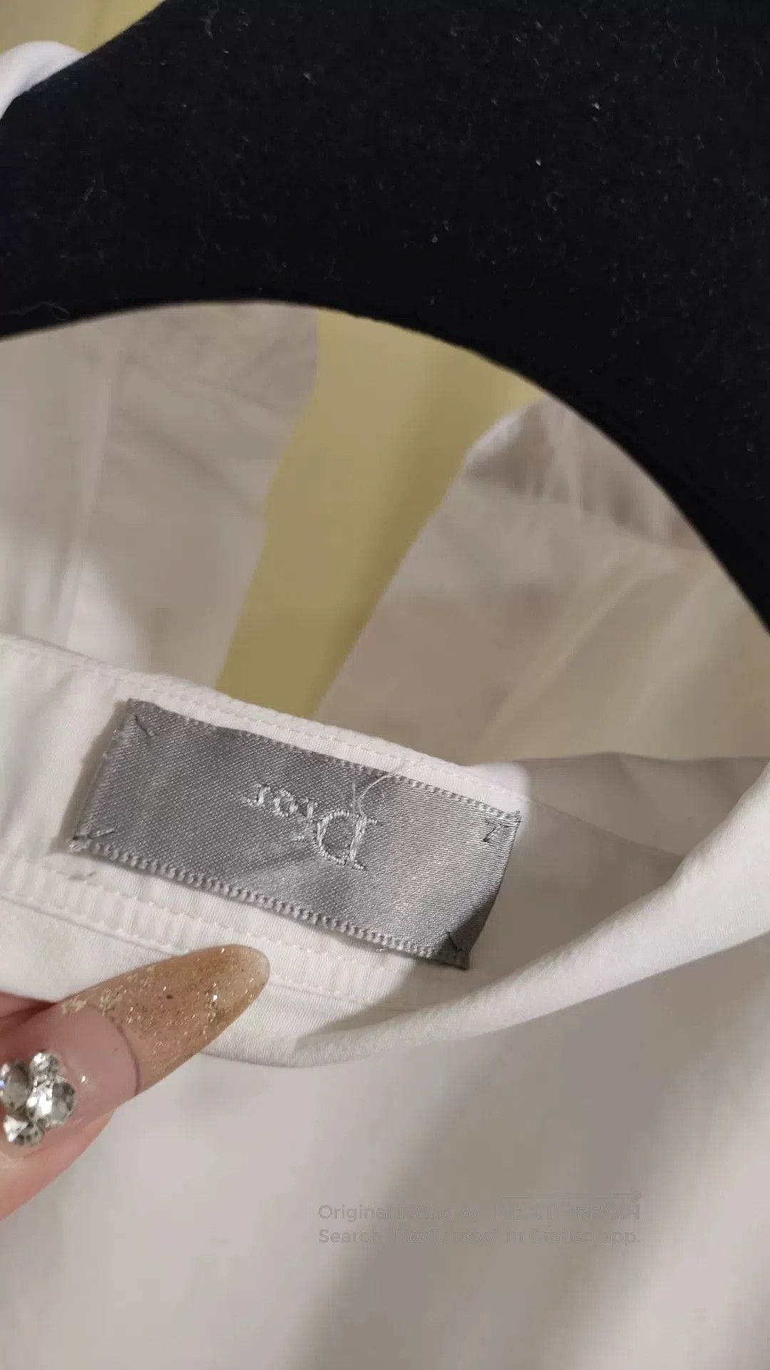 Dior Dior Men's White Cotton Work Shirt. Size US M / EU 48-50 / 2 - 6 Thumbnail