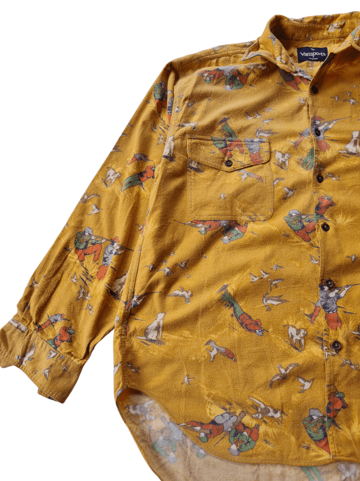 Vintage Vintage Vansport Jacket Button Up Overprint Size US M / EU 48-50 / 2 - 7 Thumbnail