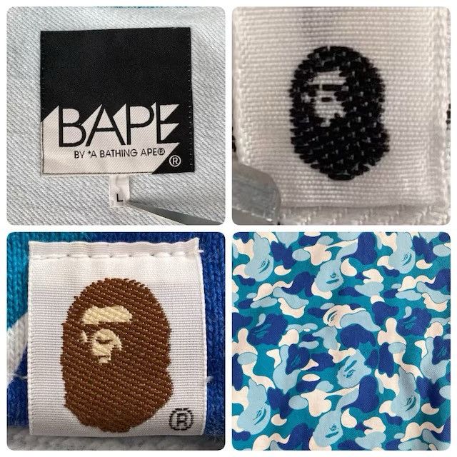 Bape BAPE ABC CAMO BLUE Sweat Varsity Jacket a bathing ape NIGO Size US L / EU 52-54 / 3 - 8 Thumbnail