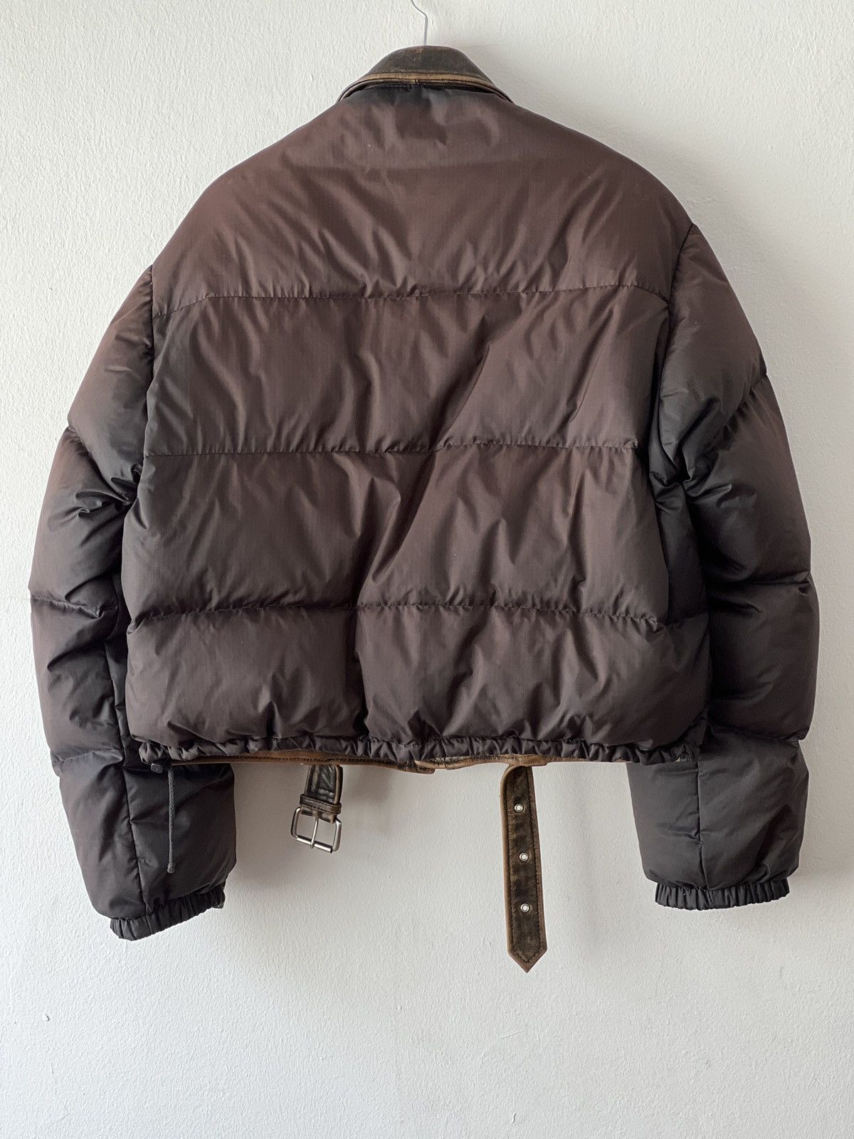 Chevignon × Japanese Brand × Vintage Chevignon WRD leather puffer jacket Size US XL / EU 56 / 4 - 3 Thumbnail