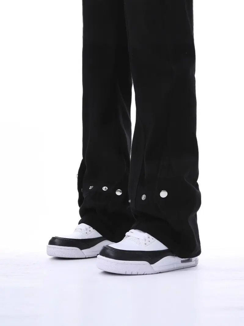 Japanese Brand × Jean Retro loose casual straight leg wide leg jeans Size US 32 / EU 48 - 3 Thumbnail