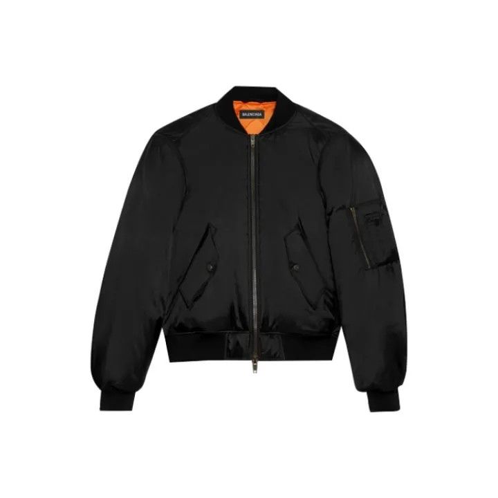 Balenciaga Balenciaga Pilot Jacket for Men in Black 0079 Size US L / EU 52-54 / 3 - 1 Thumbnail