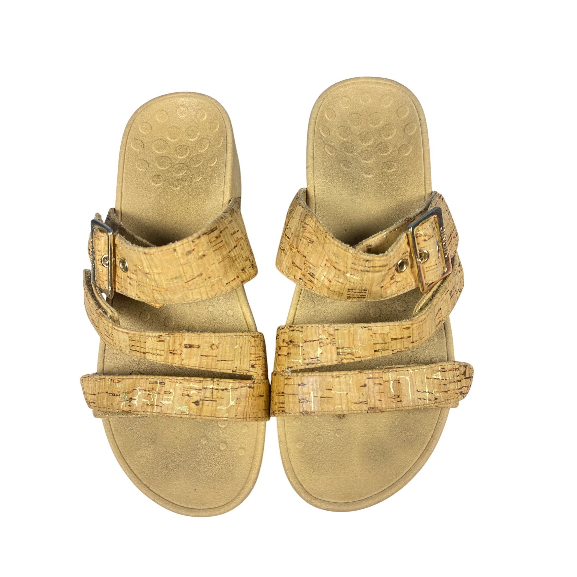 Vionic Vionic Pacific Rio Gold Slide On Sandals Women's 8 Size US 8 / IT 38 - 7 Thumbnail