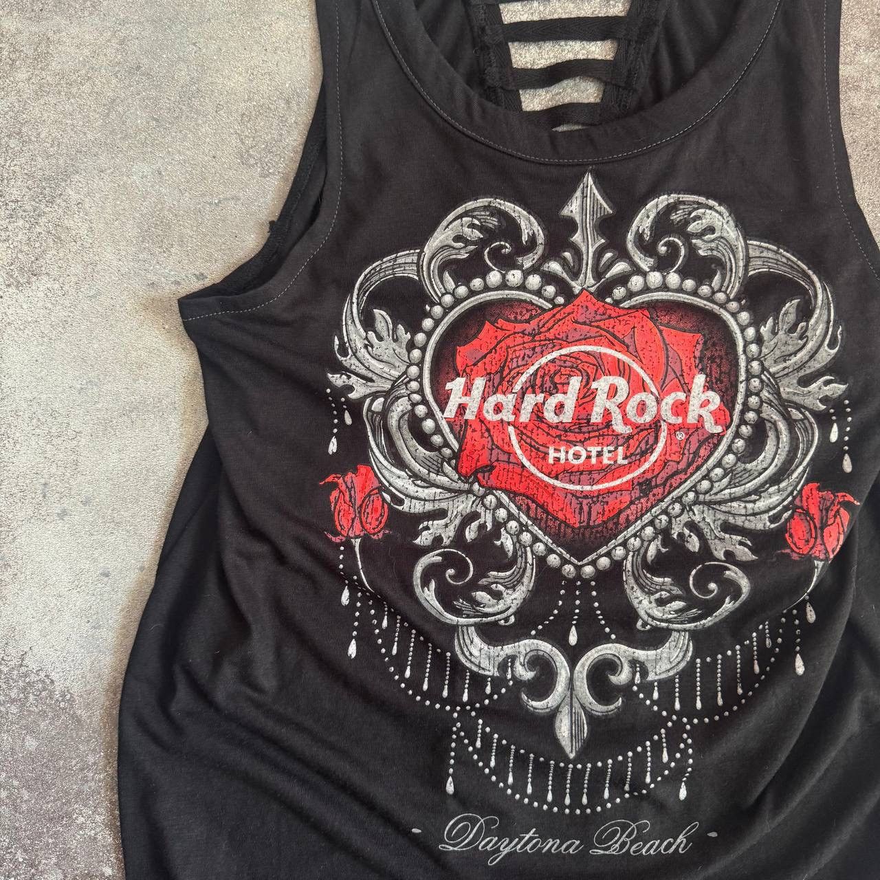 Hard Rock Cafe × Vintage Hard Rock Hotel Daytona Beach Y2K Vintage Tank Top Size M / US 6-8 / IT 42-44 - 4 Thumbnail