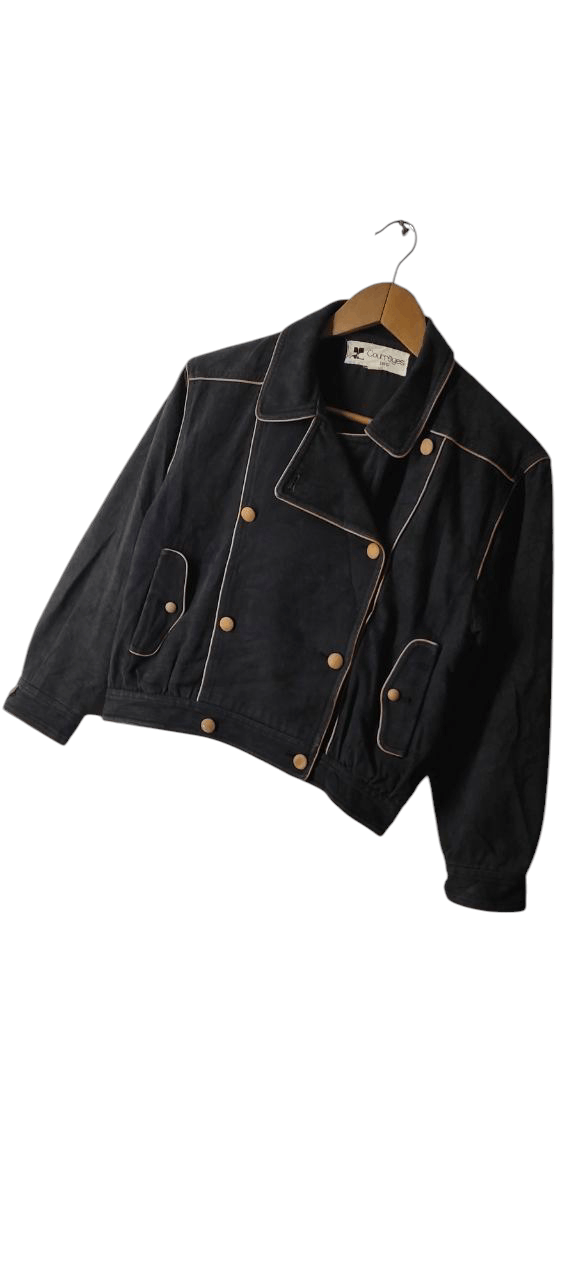 Courreges VINTAGE COUREGES PARIS DOUBLE BREAST DENIM JACKET Size M / US 6-8 / IT 42-44 - 7 Thumbnail