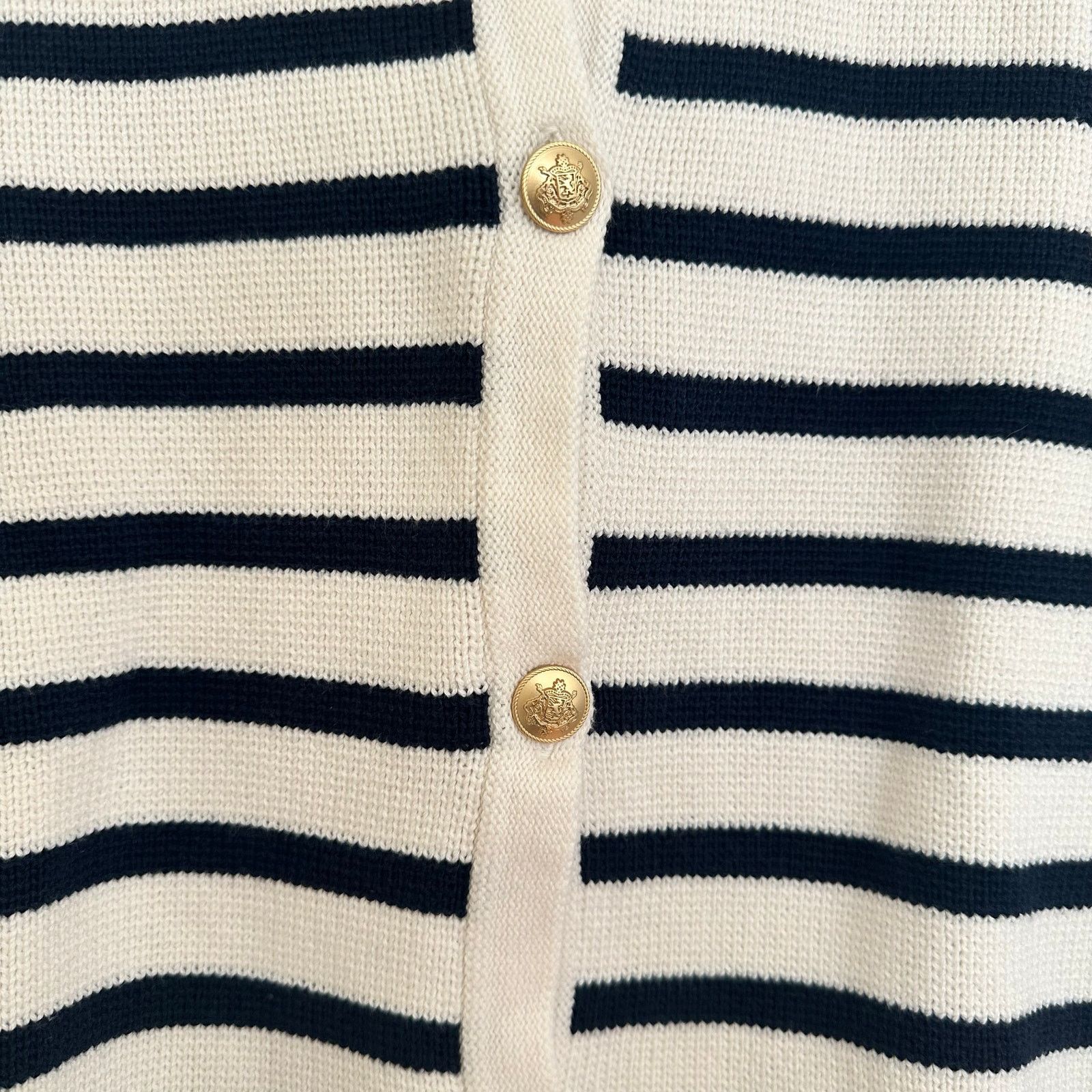J.Crew J.Crew Relaxed Emilie Lady Jacket In Stripe 100% Cotton XXL Size XXL / US 16-18 / IT 52-54 - 3 Thumbnail