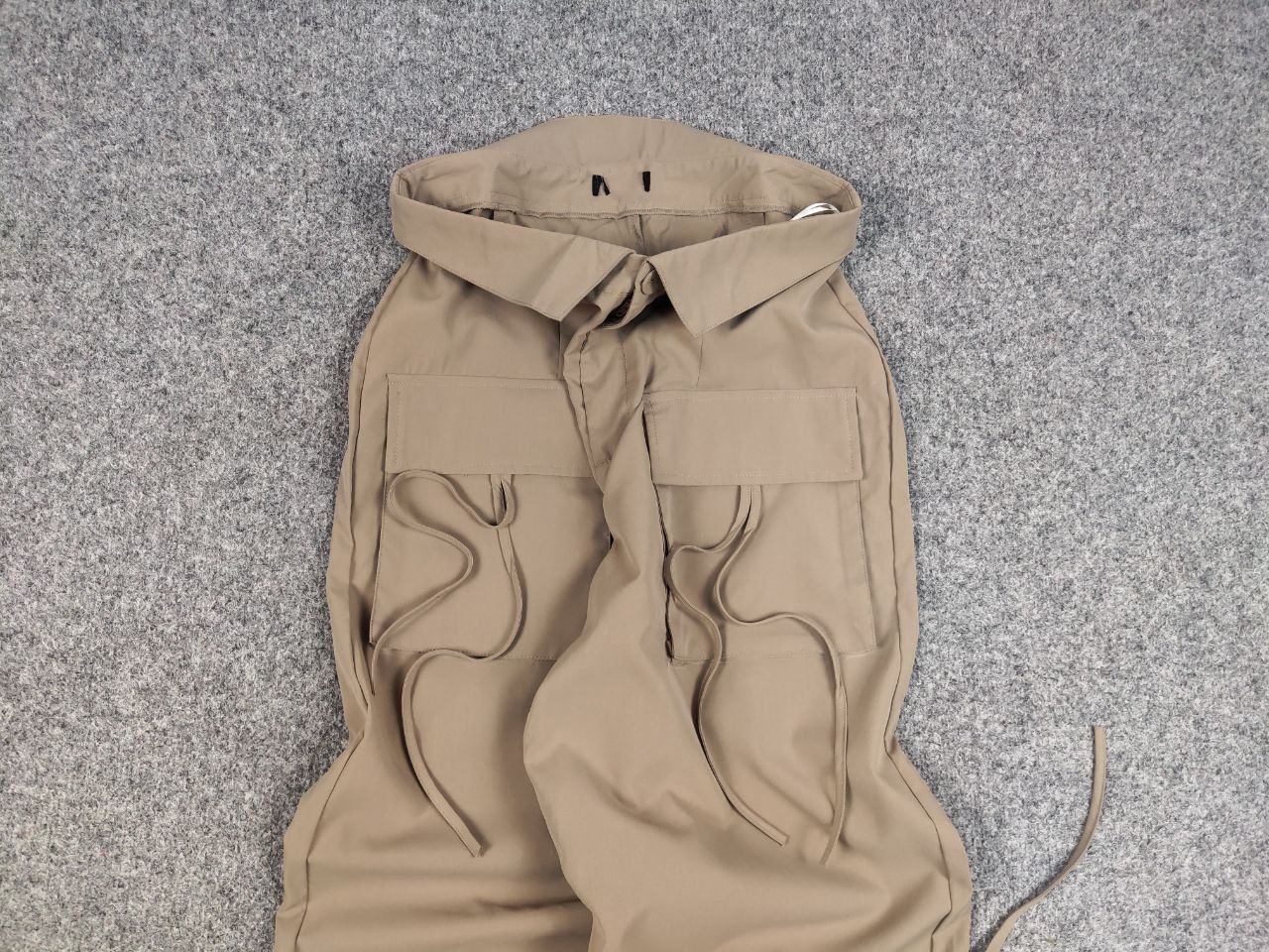 Japanese Brand Vintage 90's Japan Style Baggy Beige Womens Cargo Pants Size 28" / US 6 / IT 42 - 7 Thumbnail