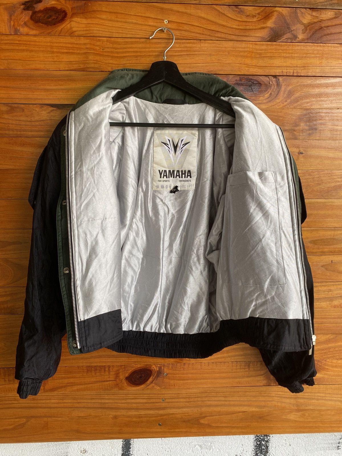 Yamaha Vintage 90s YAMAHA For Sports Enthusiasts BlackBomber Jacket Size US M / EU 48-50 / 2 - 9 Thumbnail